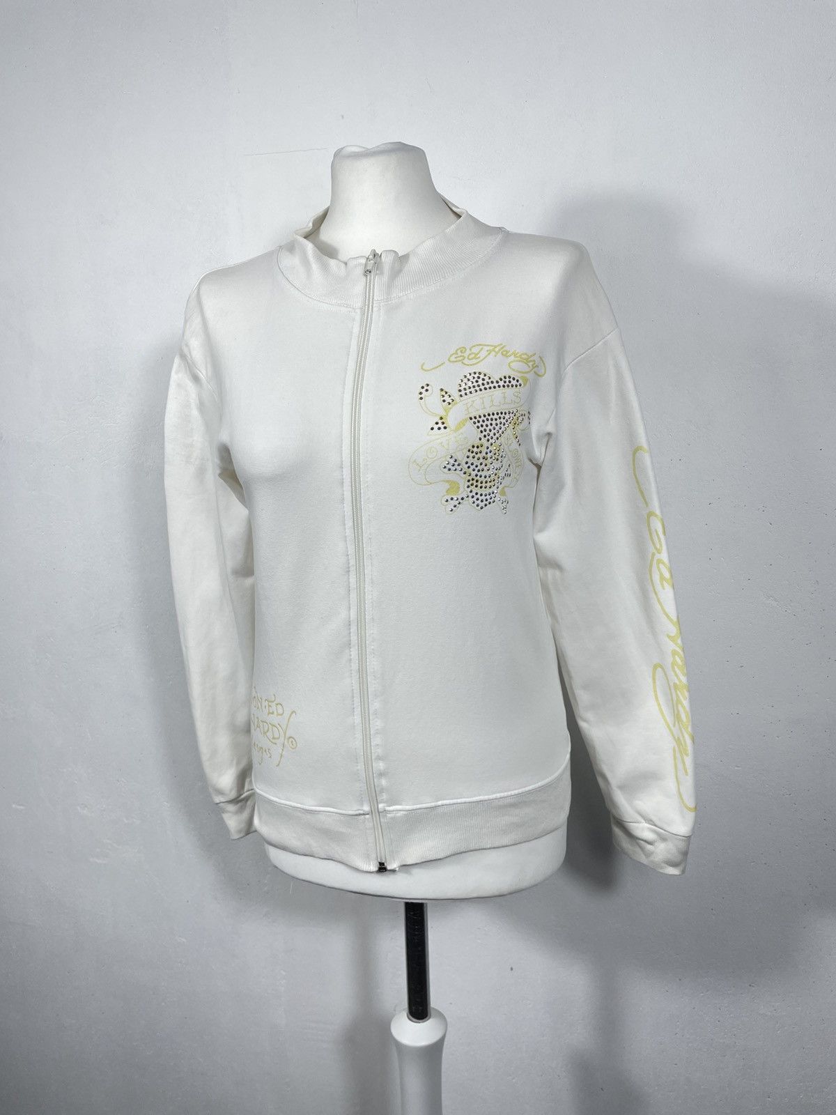 Christian Audigier × Ed Hardy × Vintage Ed Hardy x Christian Audigier Retro 00s Hoodie Swag Drip Size M / US 6-8 / IT 42-44 - 6 Thumbnail