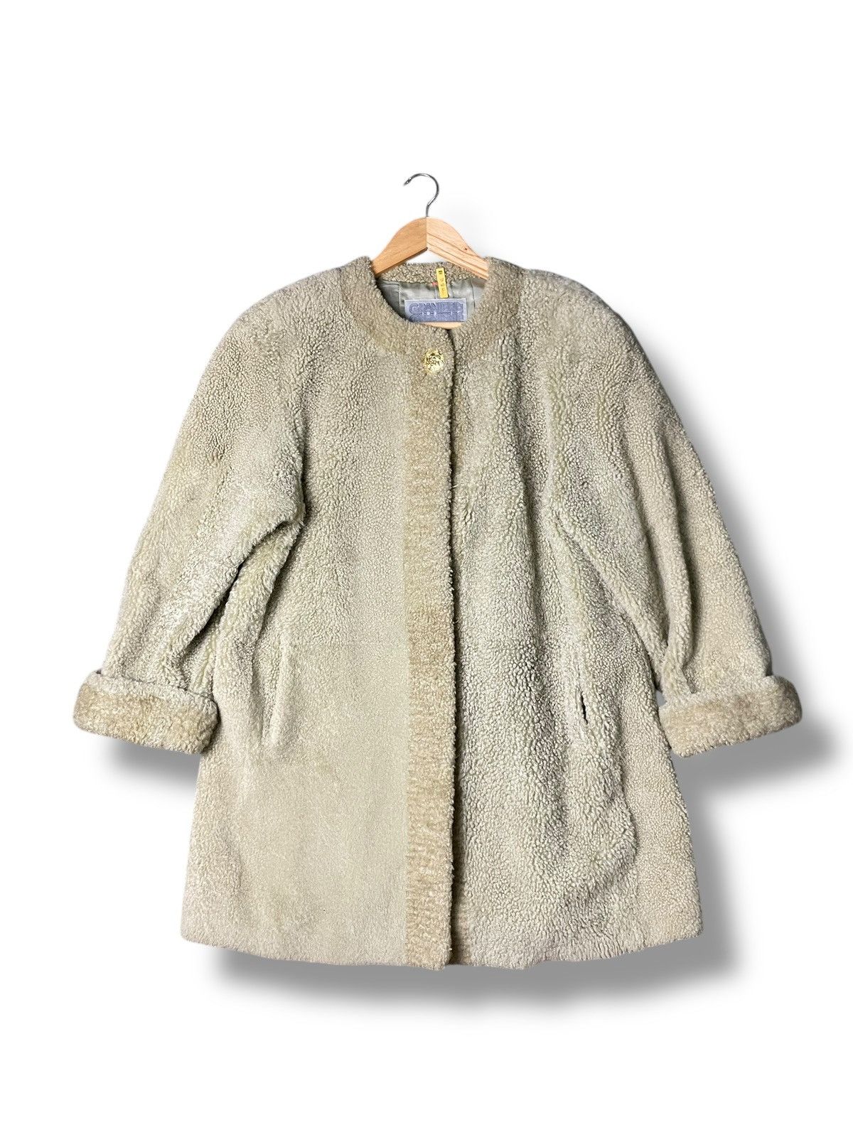Japanese Brand × Vintage Erika Granieri Brand Wool Fur Coat (59) Size US S / EU 44-46 / 1 - 1 Thumbnail