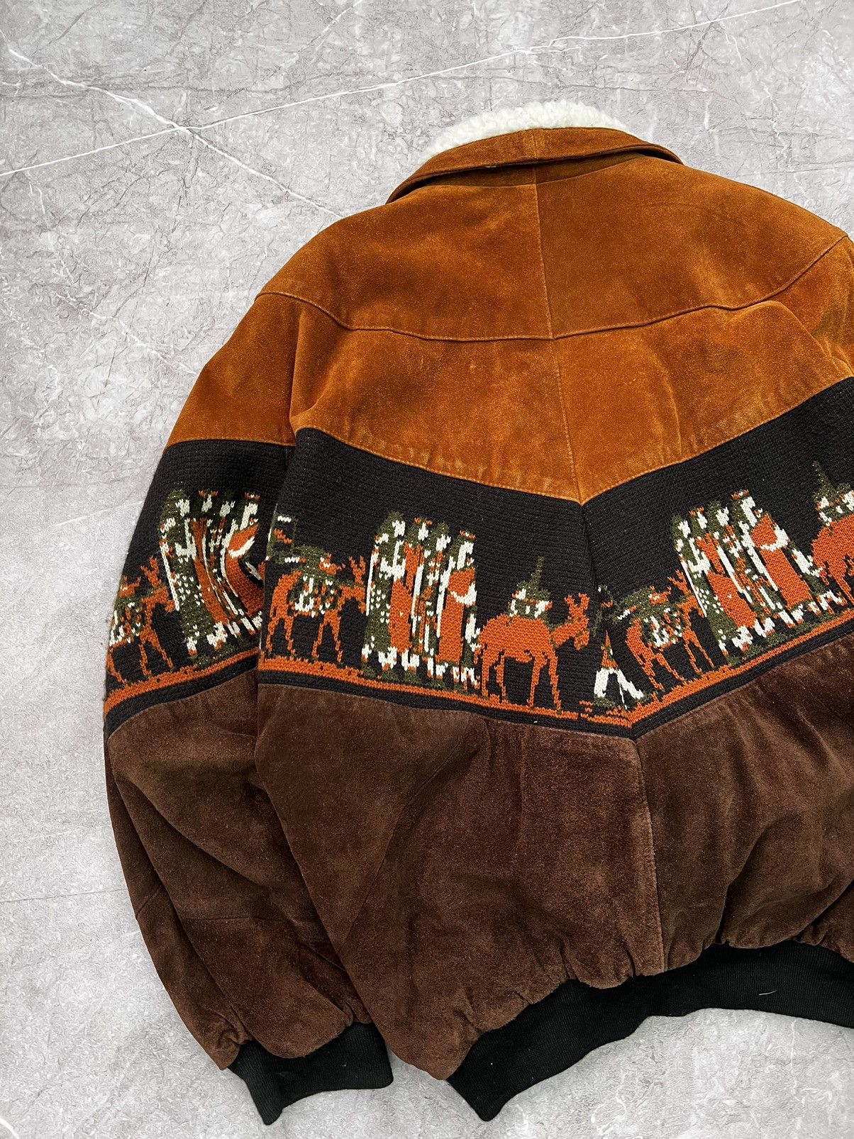 If Six Was Nine × Vintage Vintage Suede Fringe Cowboy Western Leather Jacket Hype Rare Size US L / EU 52-54 / 3 - 11 Thumbnail