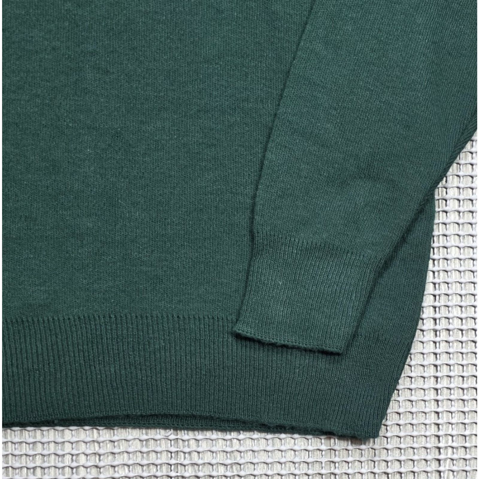 Vintage VINTAGE Robert Bruce Mens L V-Neck Sweater Wool Green USA Union Made Long Sleeve Size US L / EU 52-54 / 3 - 4 Thumbnail