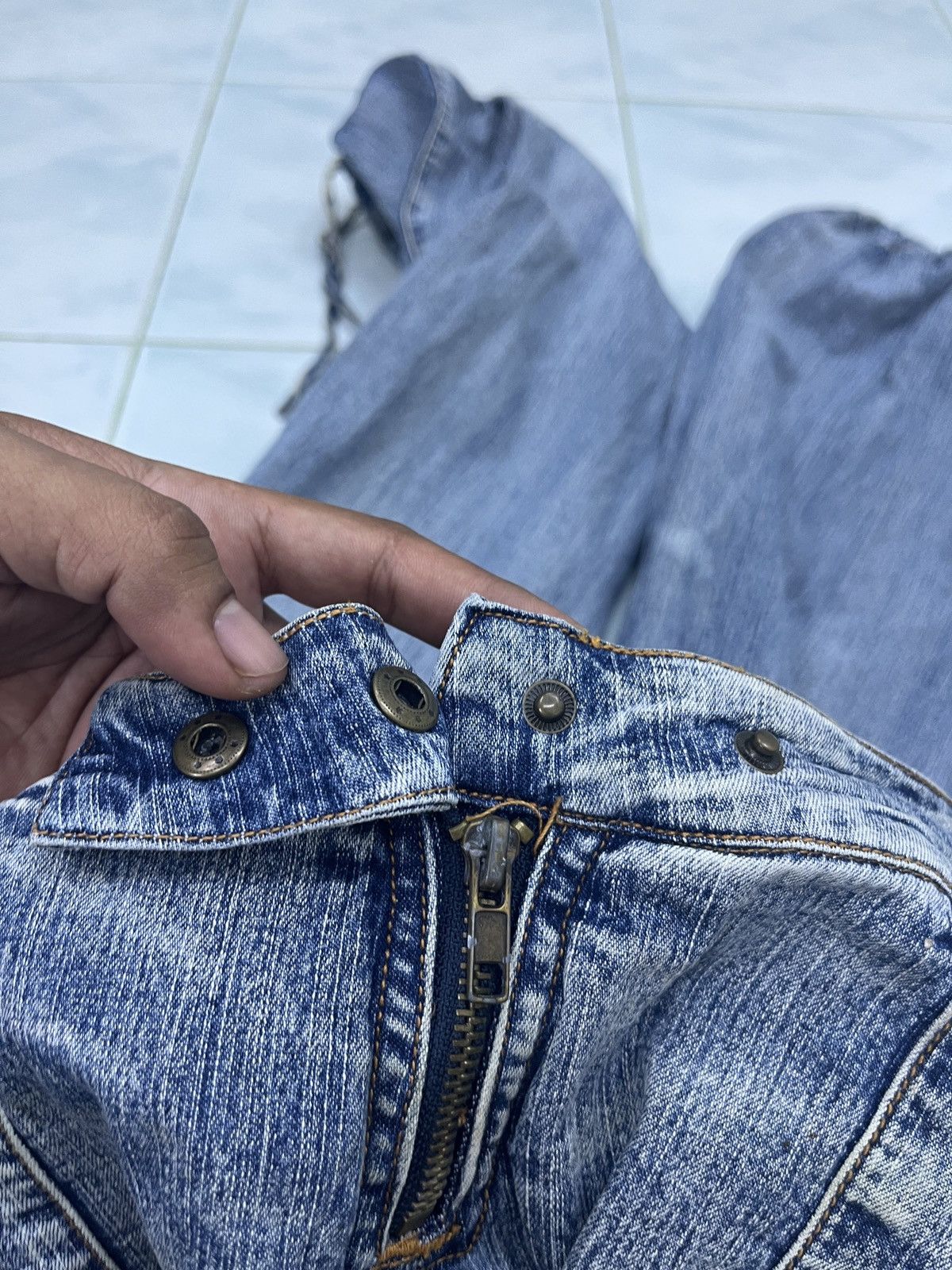 Japanese Brand 🔥🔥🔥HYPE E BANK THE JEANS DENIM Size 29" - 11 Thumbnail