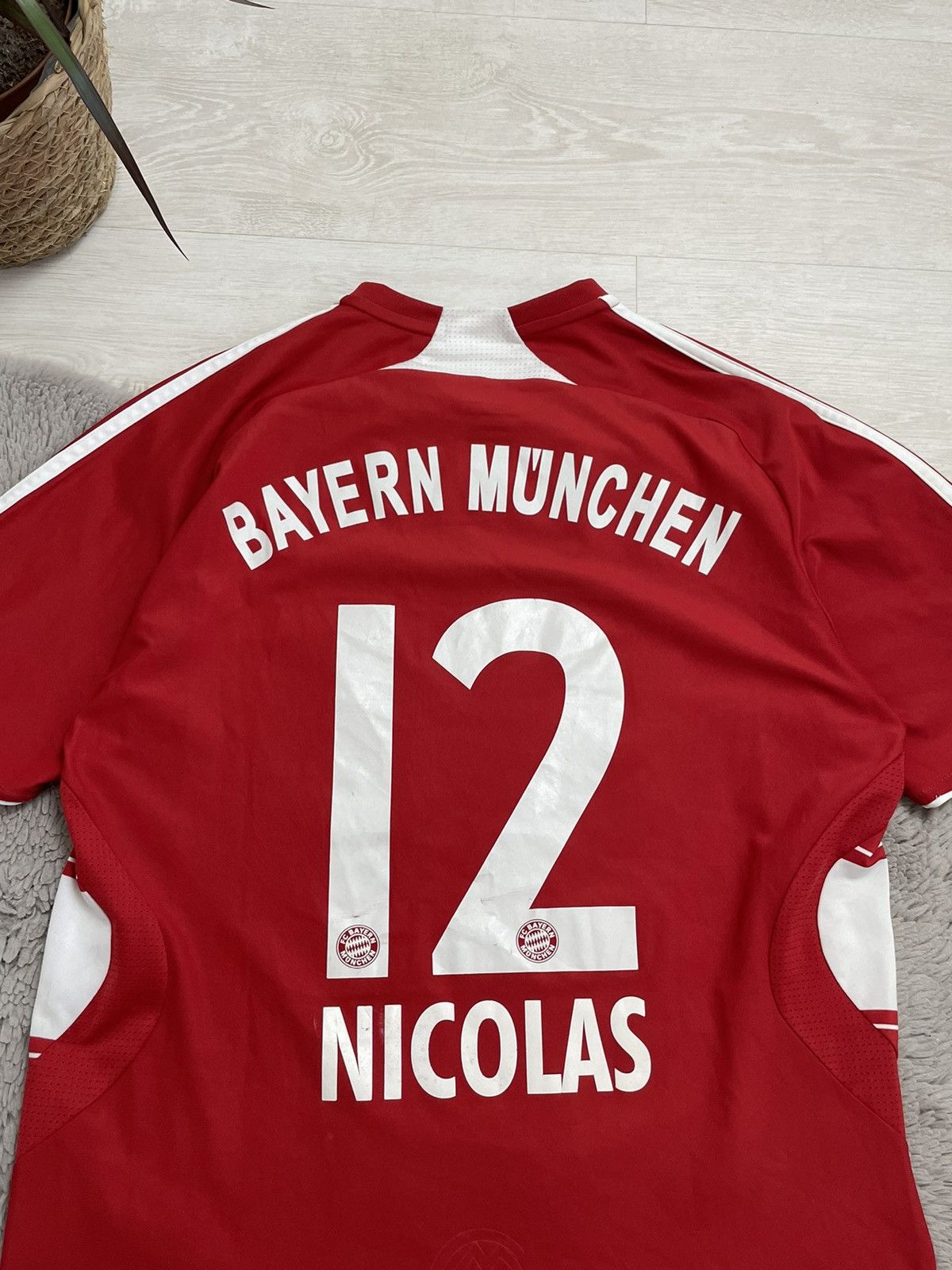 Adidas Adidas Bayern Munchen Soccer Jersey Vintage #12 Size US S / EU 44-46 / 1 - 6 Thumbnail