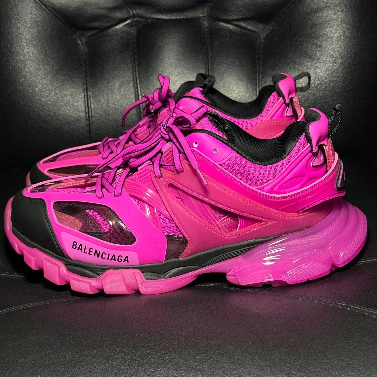 Balenciaga Balenciaga track 1 crearsole dark pink Size US 7 / EU 40 - 3 Thumbnail