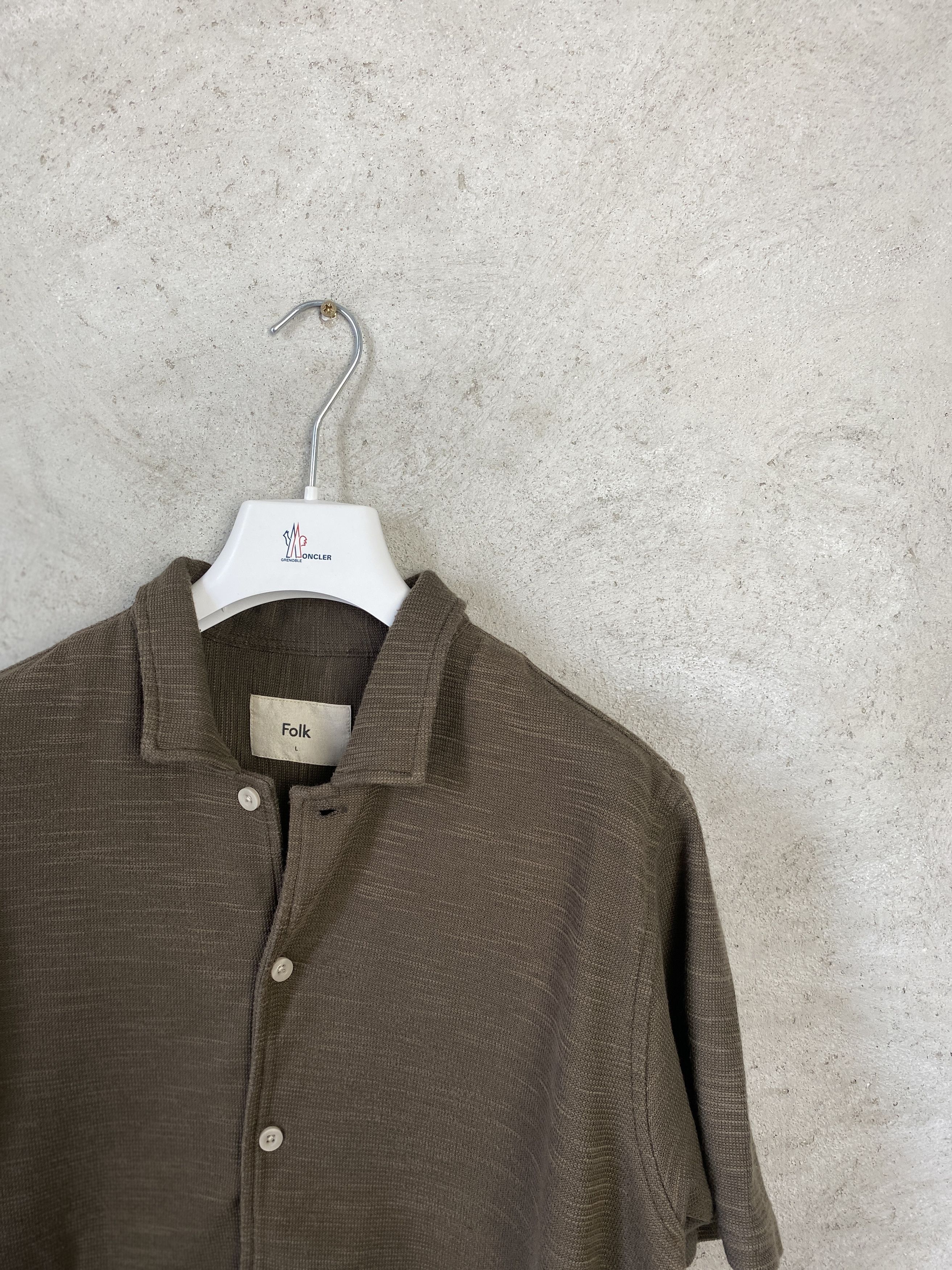Folk Folk casual brown shirt basic Size US L / EU 52-54 / 3 - 2 Thumbnail