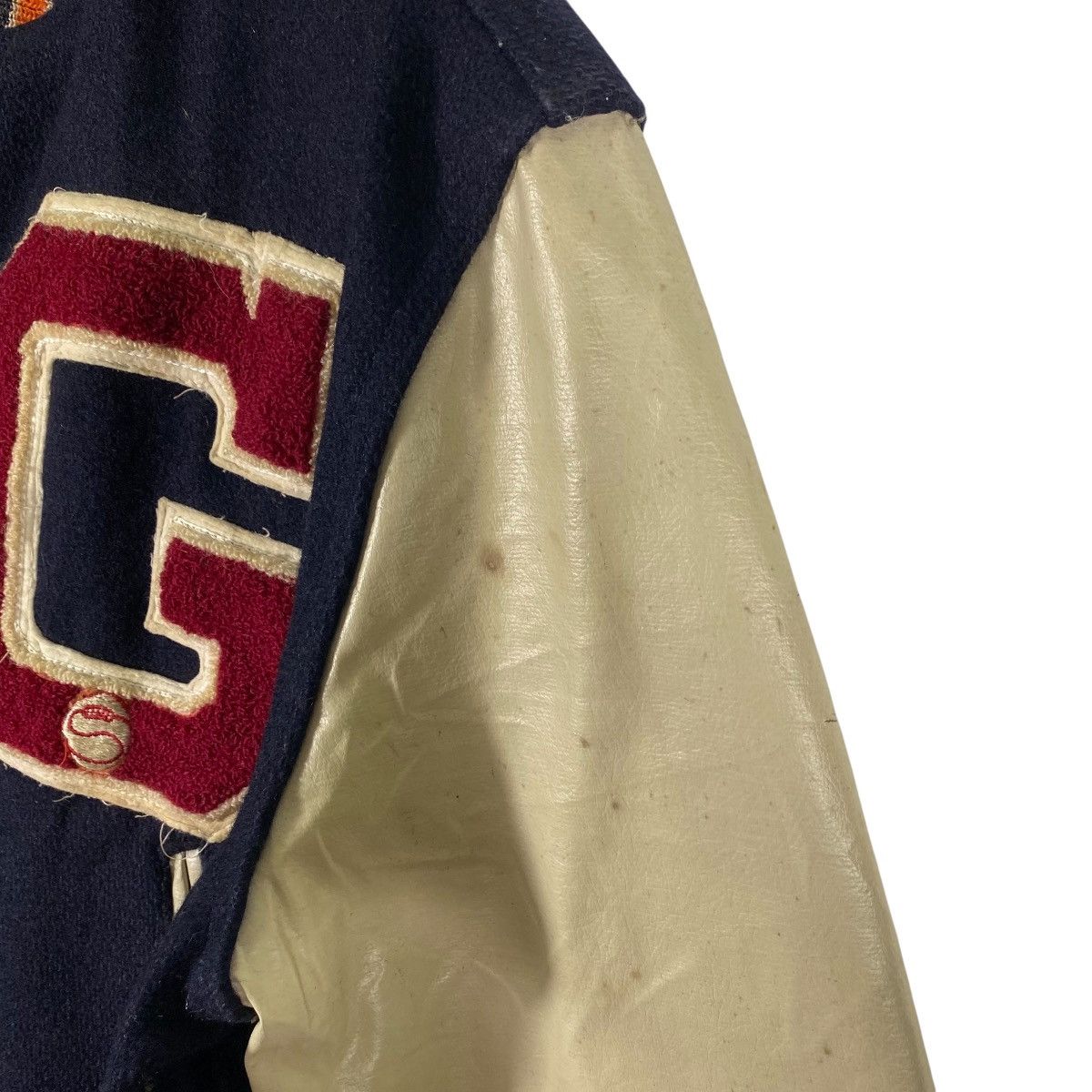 Champion Vintage 50s 60s Champion Running Man Labelled Varsity Jacket Size US M / EU 48-50 / 2 - 7 Thumbnail