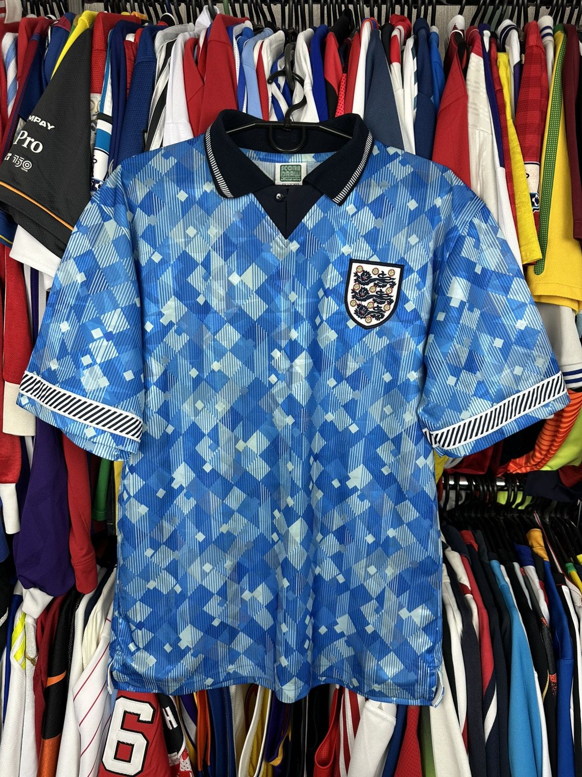 Other Engalnd 1990/92 Third Football Shirt Score Draw Jersey Size US M / EU 48-50 / 2 - 1 Thumbnail