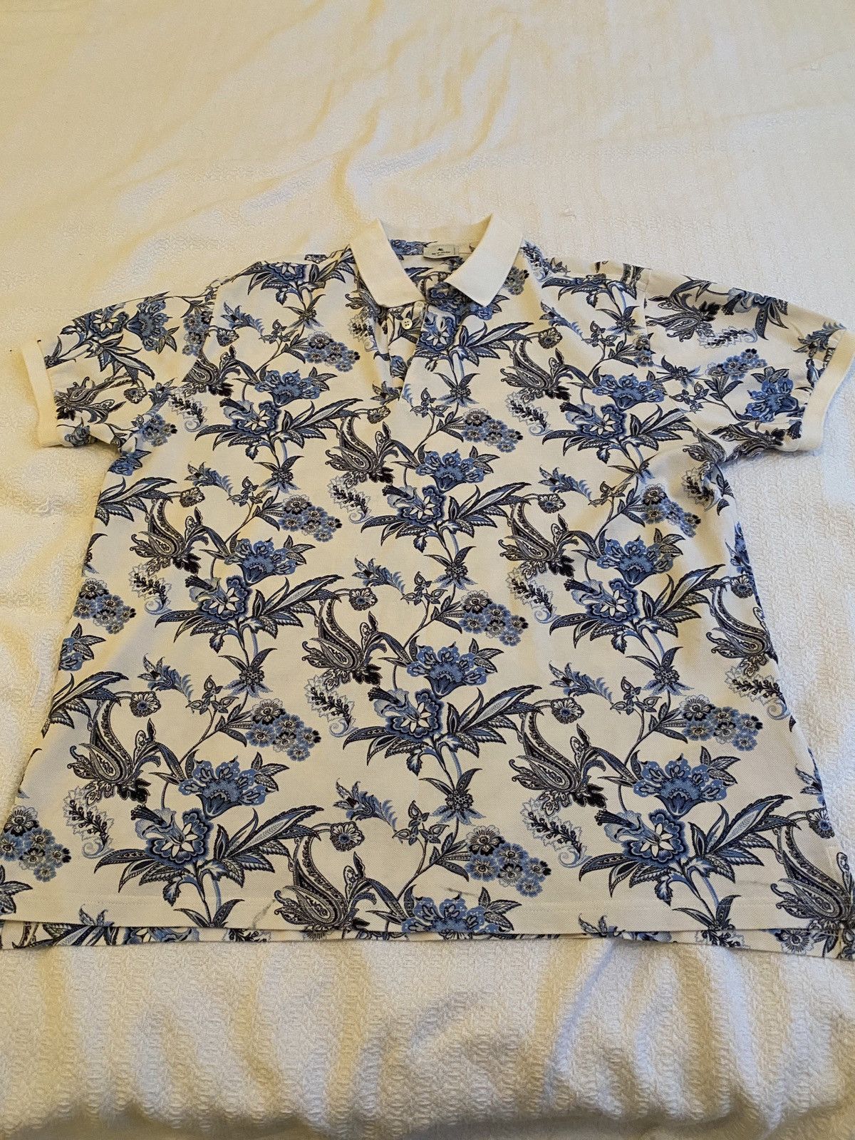 Etro Etro Floral Polo Size US XXL / EU 58 / 5 - 1 Thumbnail