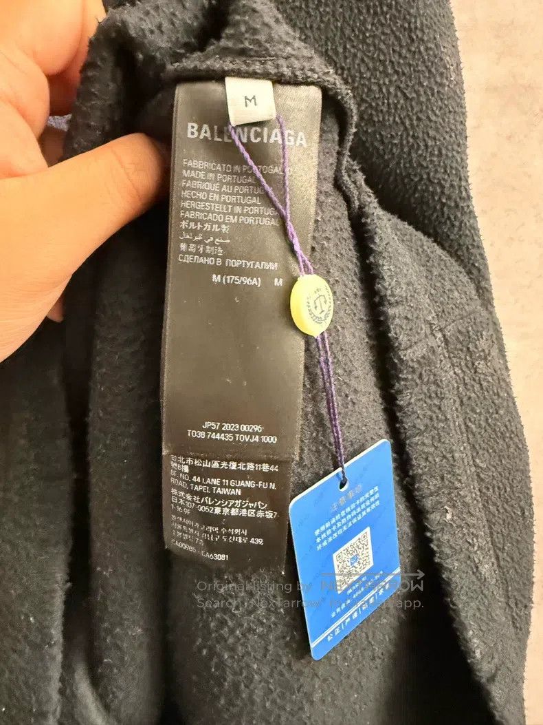 Balenciaga Balenciaga Fleece tower sweater aged mud-dye sweater hoode Size US M / EU 48-50 / 2 - 4 Thumbnail