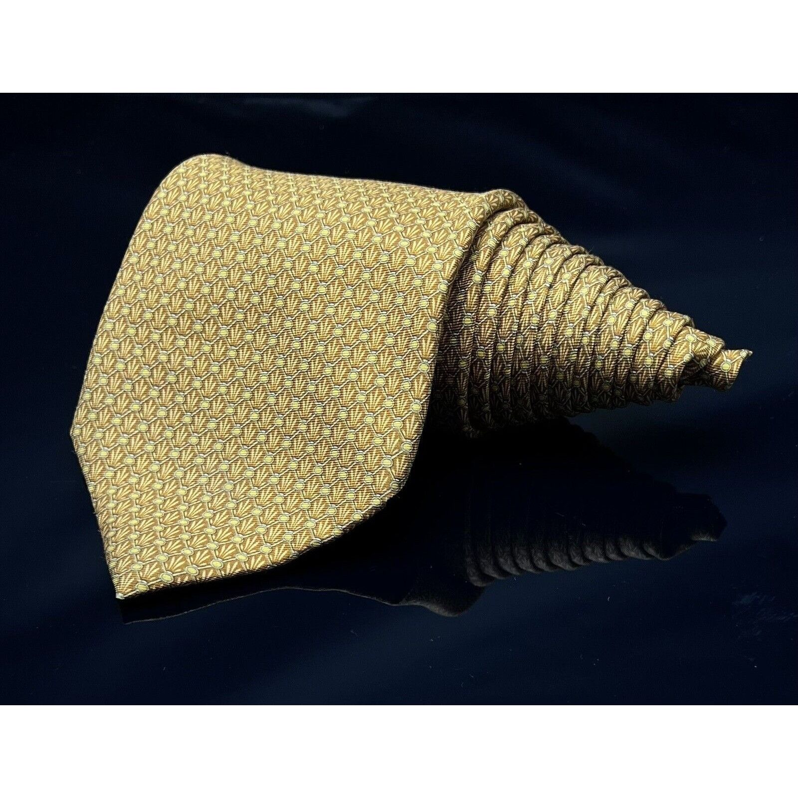 Ike Behar -IKE BEHAR ALL IMPORTED SILK USA HAND TAILORED NECKTIE Field Size ONE SIZE - 1 Thumbnail