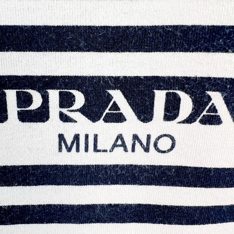 Prada Prada 24 new black and white striped long sleeves pocket p Size US XS / EU 42 / 0 - 5 Thumbnail