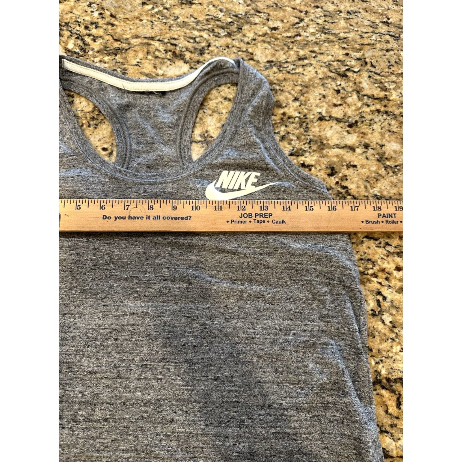 Nike VINTAGE Nike Tank Top Women M Heather Grey Racerback Activewear Tank Top Large? Size M / US 6-8 / IT 42-44 - 5 Thumbnail