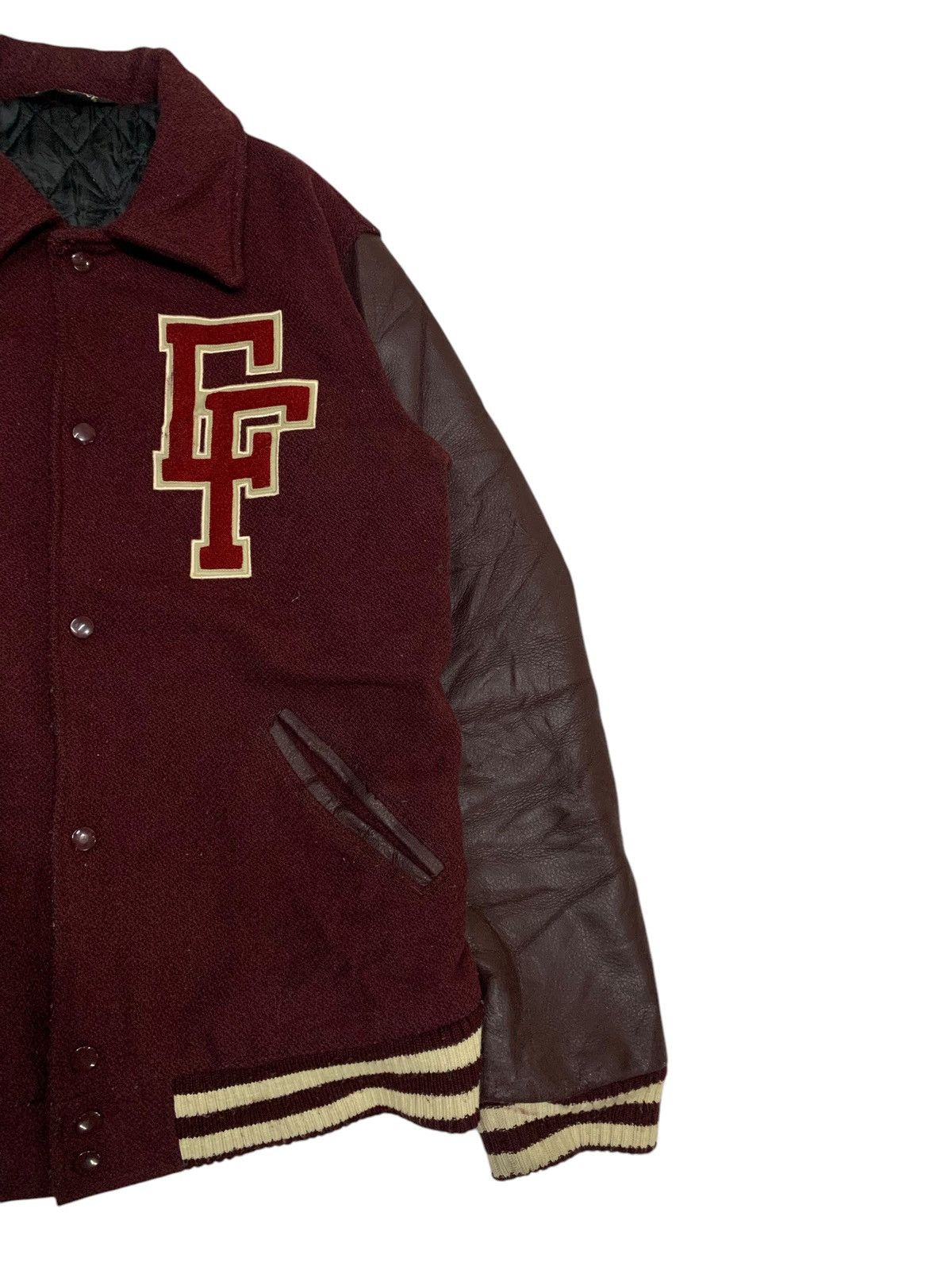 Japanese Brand 🔥COREFIGHTER WOOL/LEATHER VARSITY JACKETS Size US XL / EU 56 / 4 - 3 Thumbnail