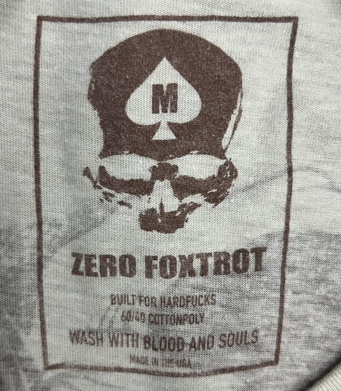 Vintage VINTAGE ZERO FOXTROT MADE IN USA SHIRT Size US M / EU 48-50 / 2 - 7 Thumbnail