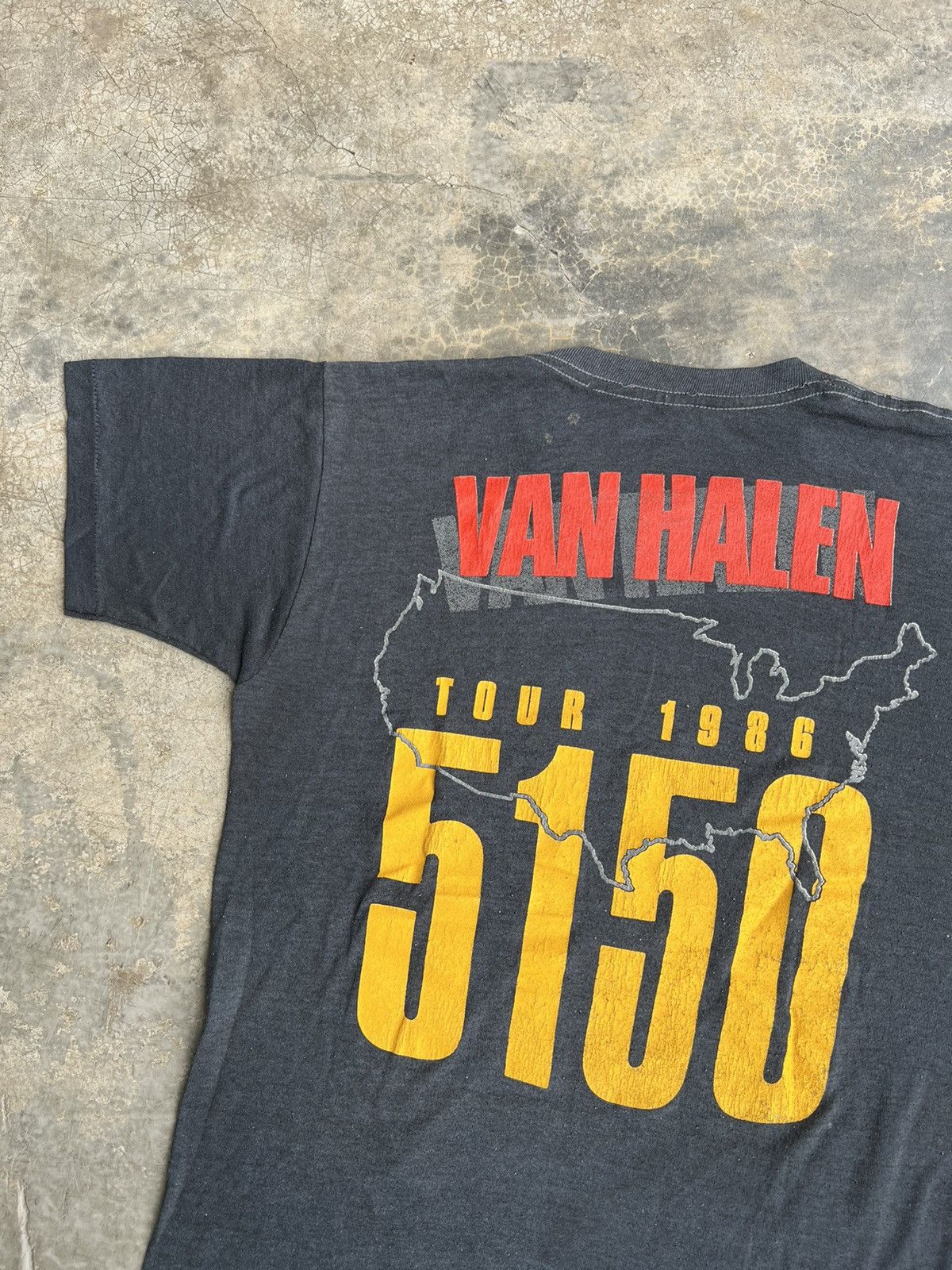 Band Tees Vintage 80s Van Halen 5150 Tour Rock Band Tees Size US S / EU 44-46 / 1 - 4 Thumbnail