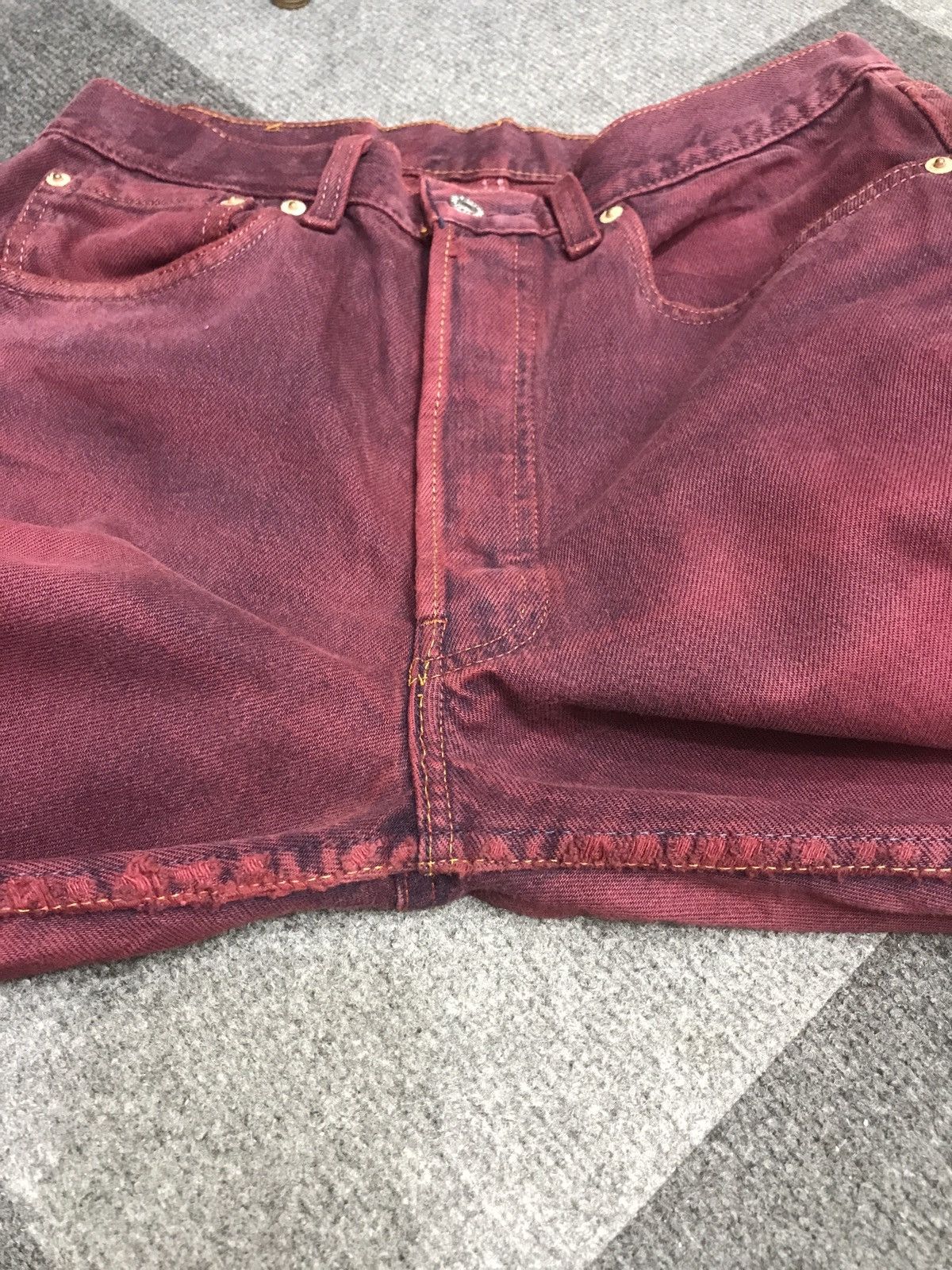 Levi's × Vintage 💥90s STYLE💥Vintage Levis 501 Original Distrssed Denim F113 Size US 30 / EU 46 - 18 Thumbnail