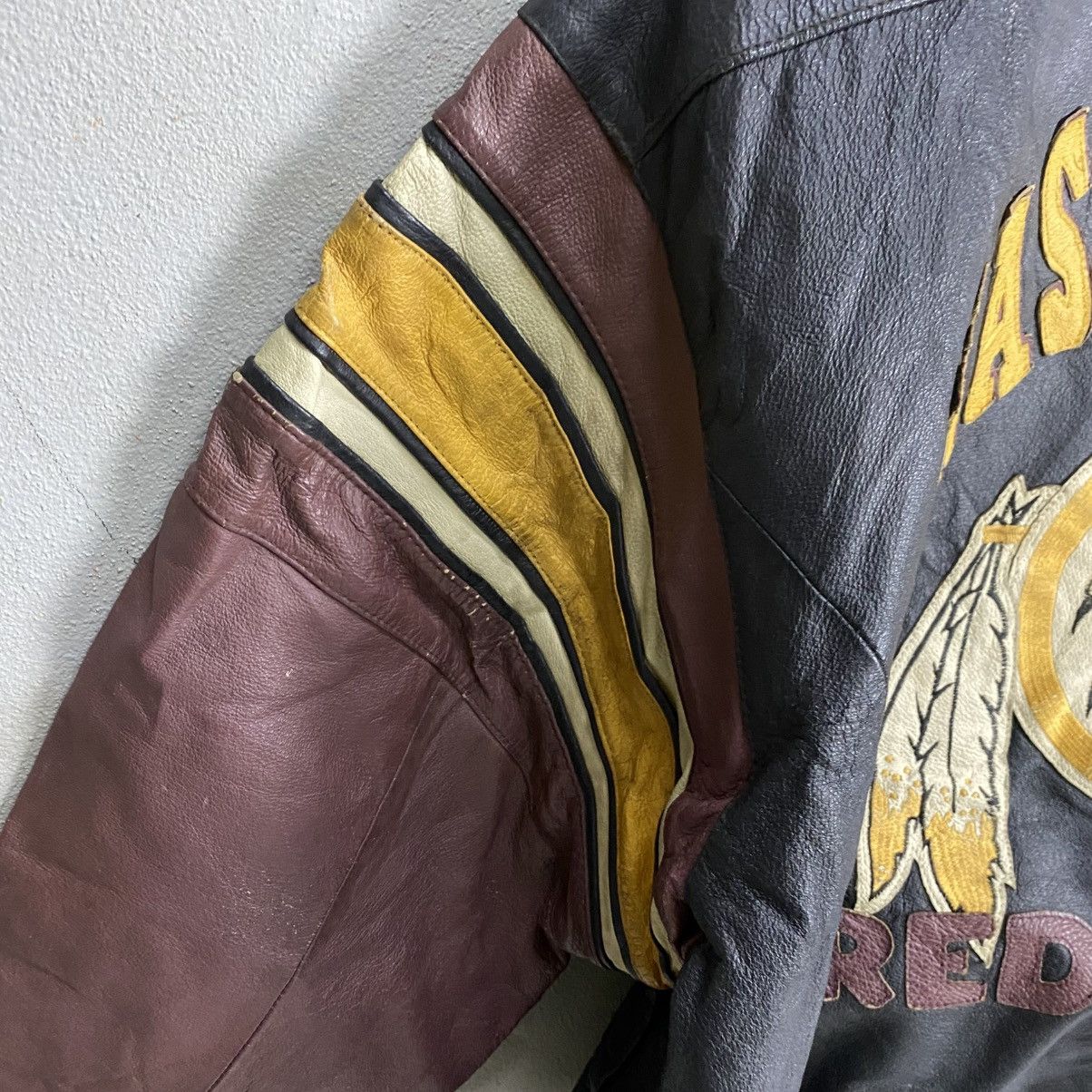 NFL Vintage NFL Red Skins leather jacket Size US M / EU 48-50 / 2 - 17 Thumbnail