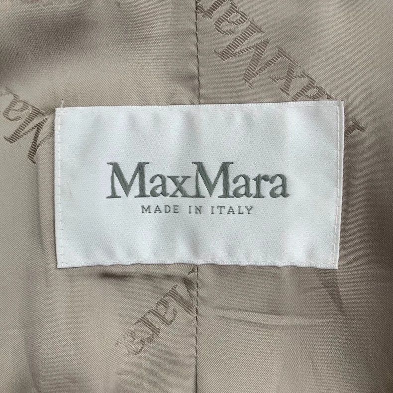 Max Mara Max Mara Teddy Collection Sand Teddy Alpaca Lapel Double B Size S / US 4 / IT 40 - 6 Thumbnail