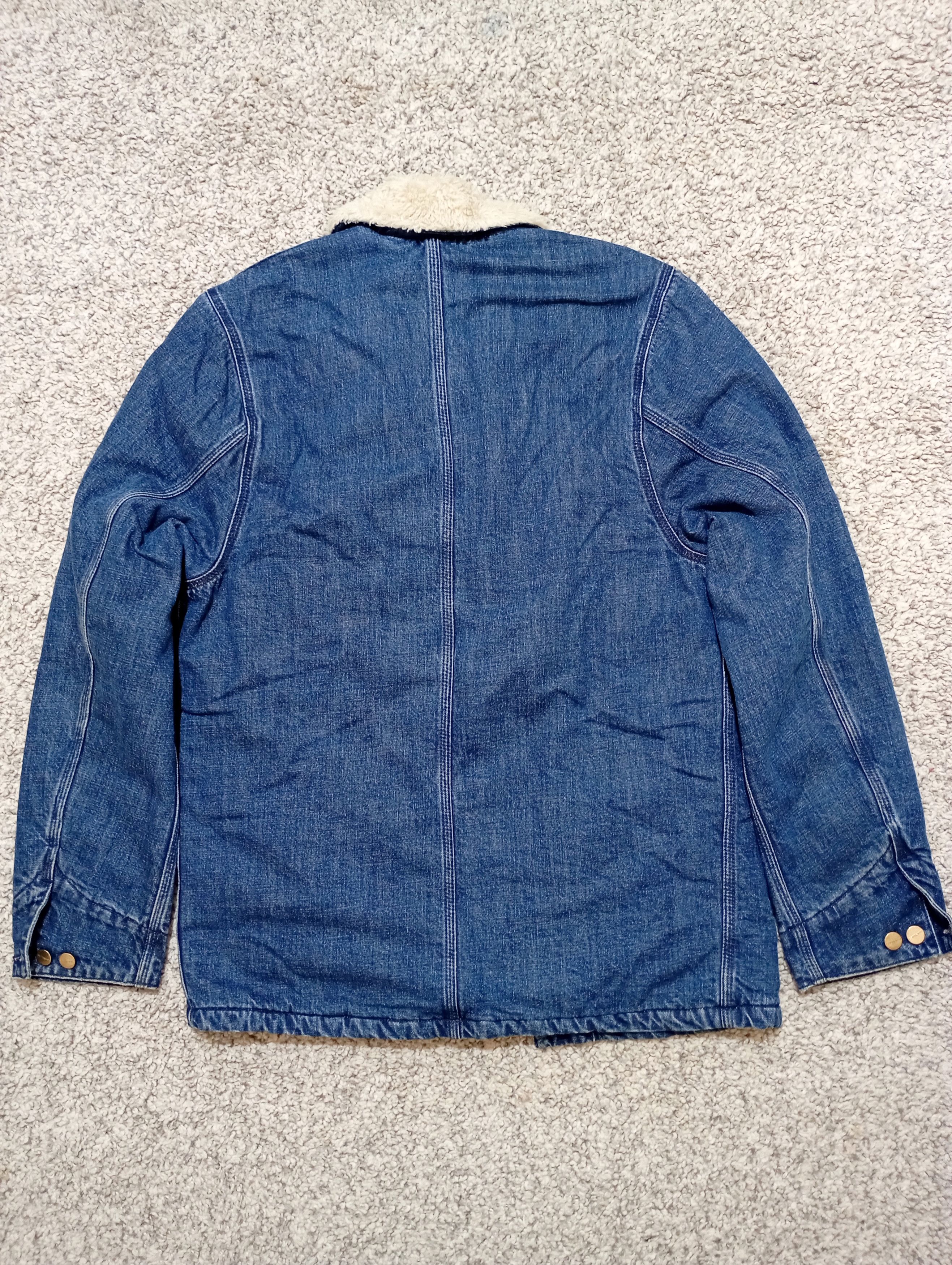 Carhartt Carhartt Denim Fairmount Coat Sherpa Lined Size M Size US M / EU 48-50 / 2 - 7 Thumbnail