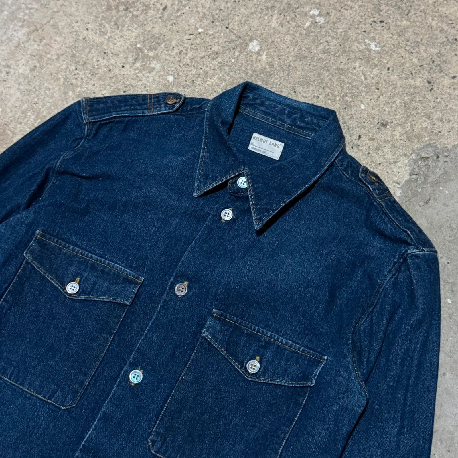 Helmut Lang S/S 1996 Helmut Lang denim shirt Size US S / EU 44-46 / 1 - 3 Thumbnail