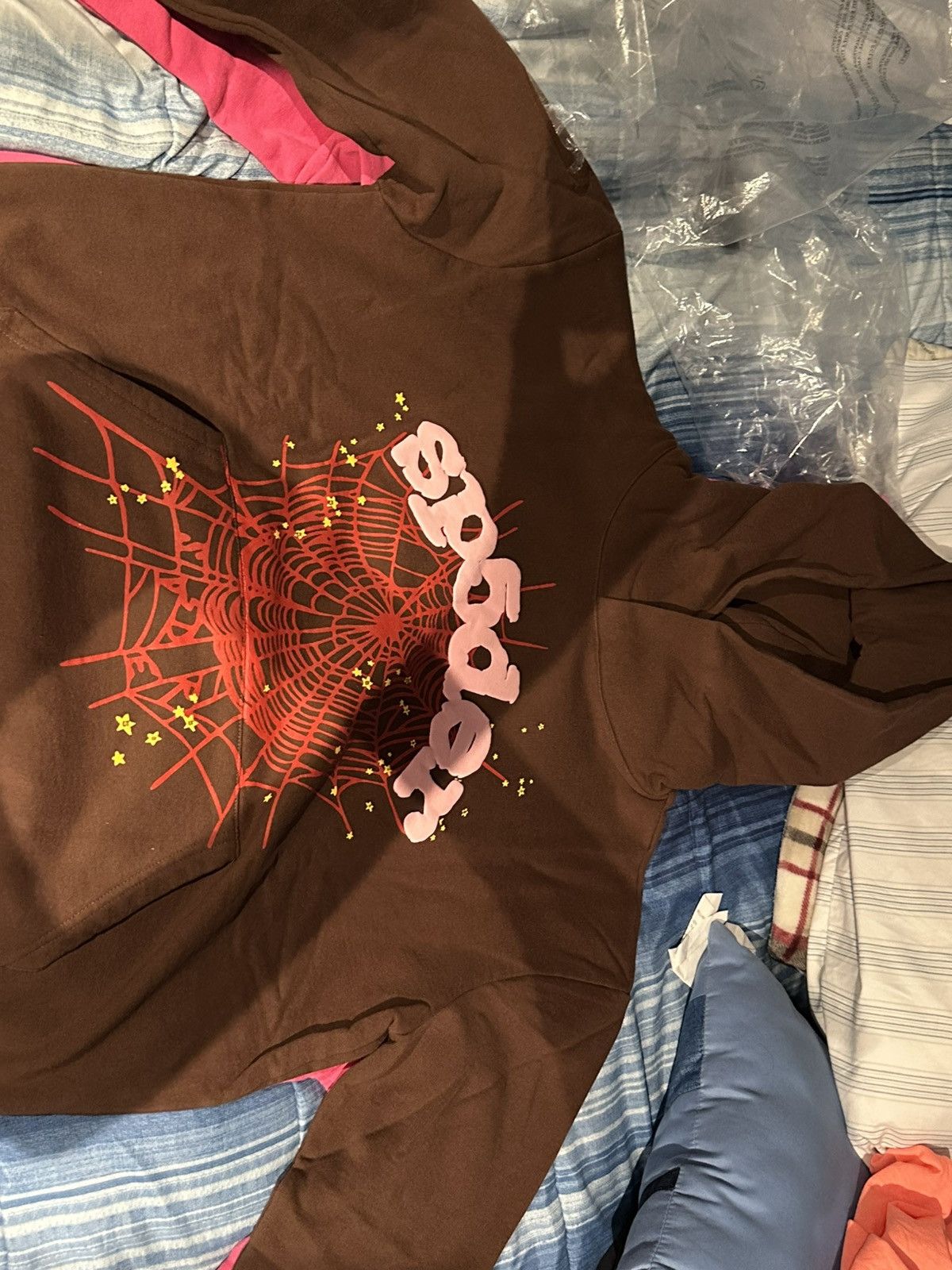 Other Sp5der Brown Hoodie Size US L / EU 52-54 / 3 - 2 Thumbnail