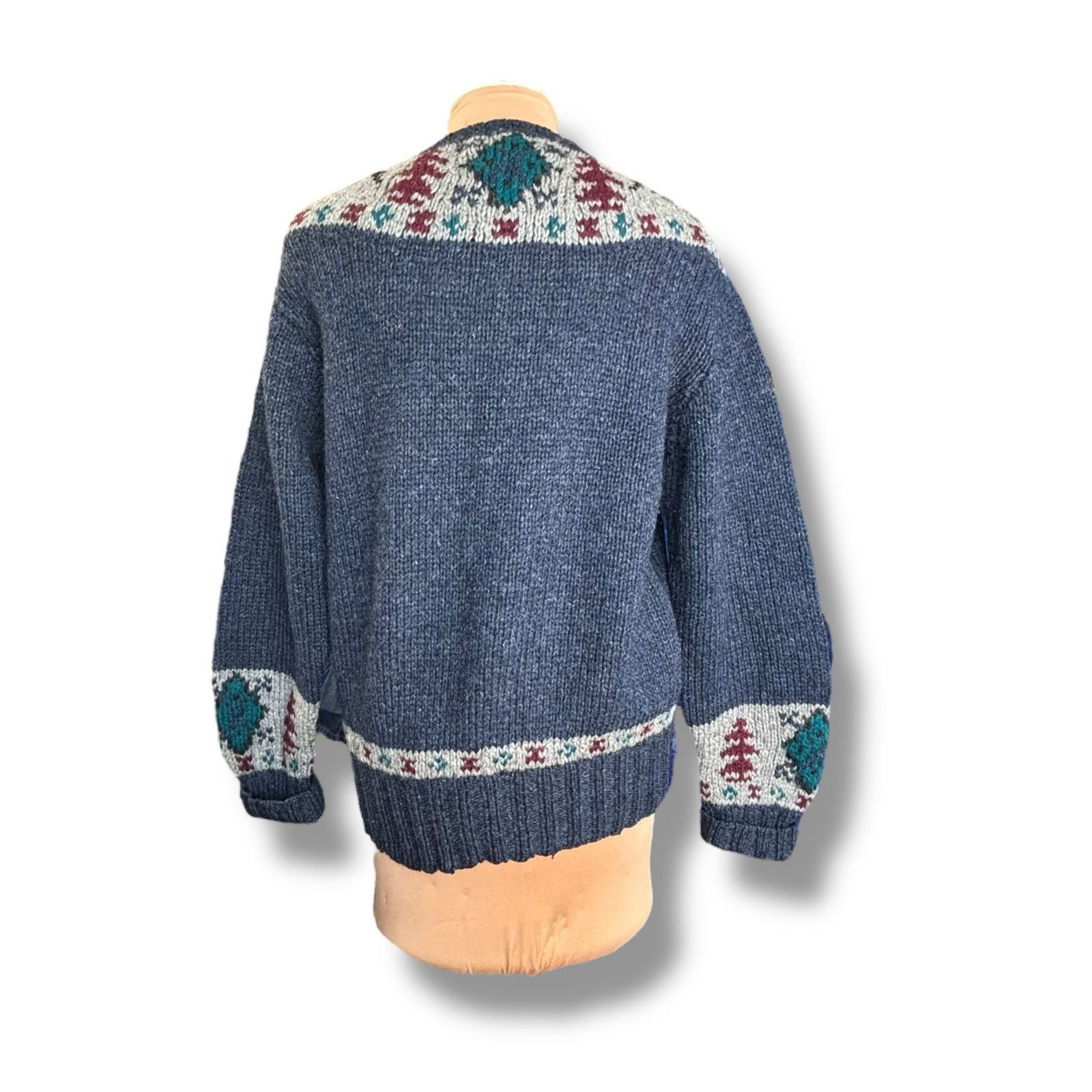 Polo Ralph Lauren Vintage 90s Polo Ralph Lauren Blue Wool Ski Sweater Nordic Size US S / EU 44-46 / 1 - 4 Thumbnail