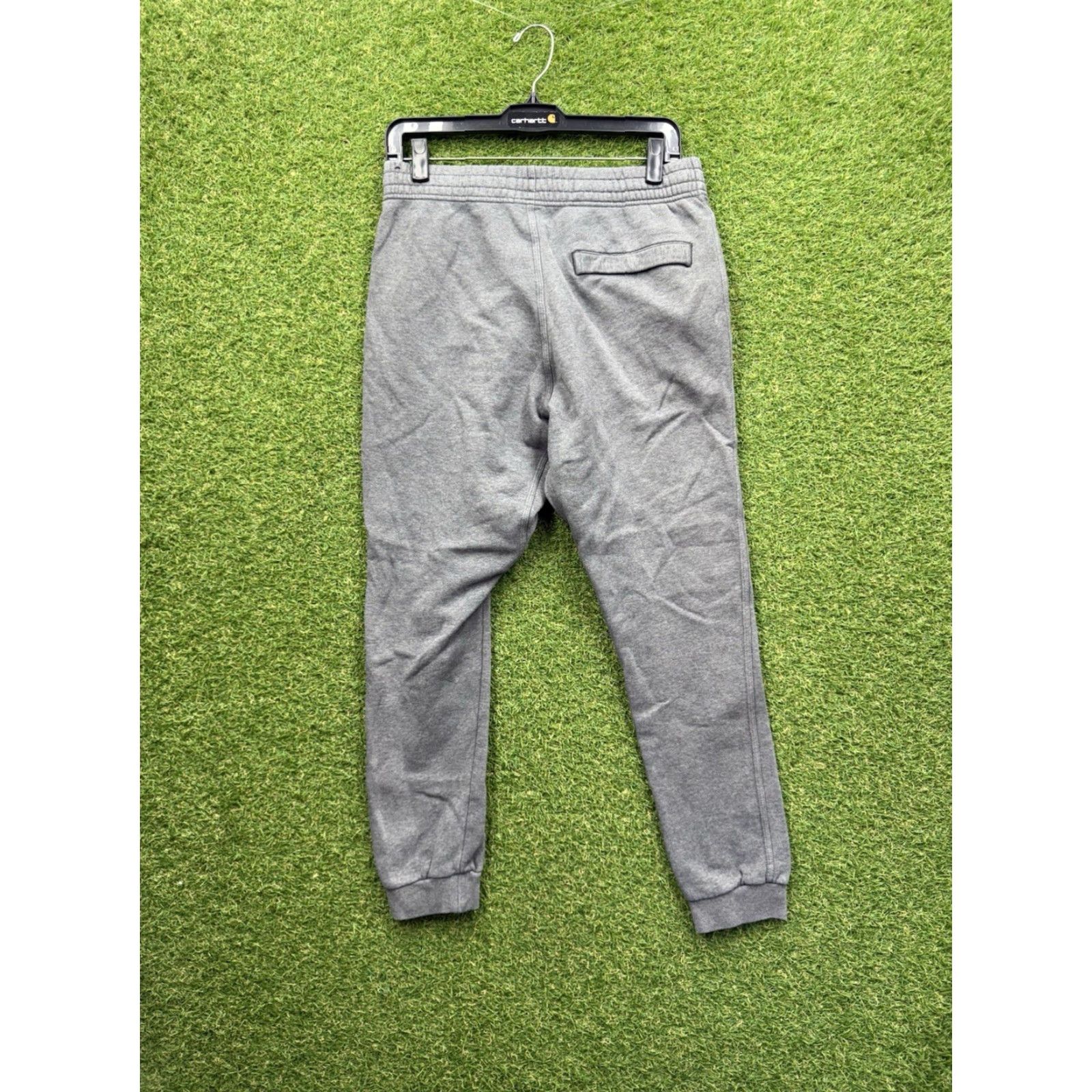 Nike Nike Sweatpants Mens Small Club Fleece Grey Straight Leg Comfort Lounge Y2K 90s Size US 29 - 2 Thumbnail