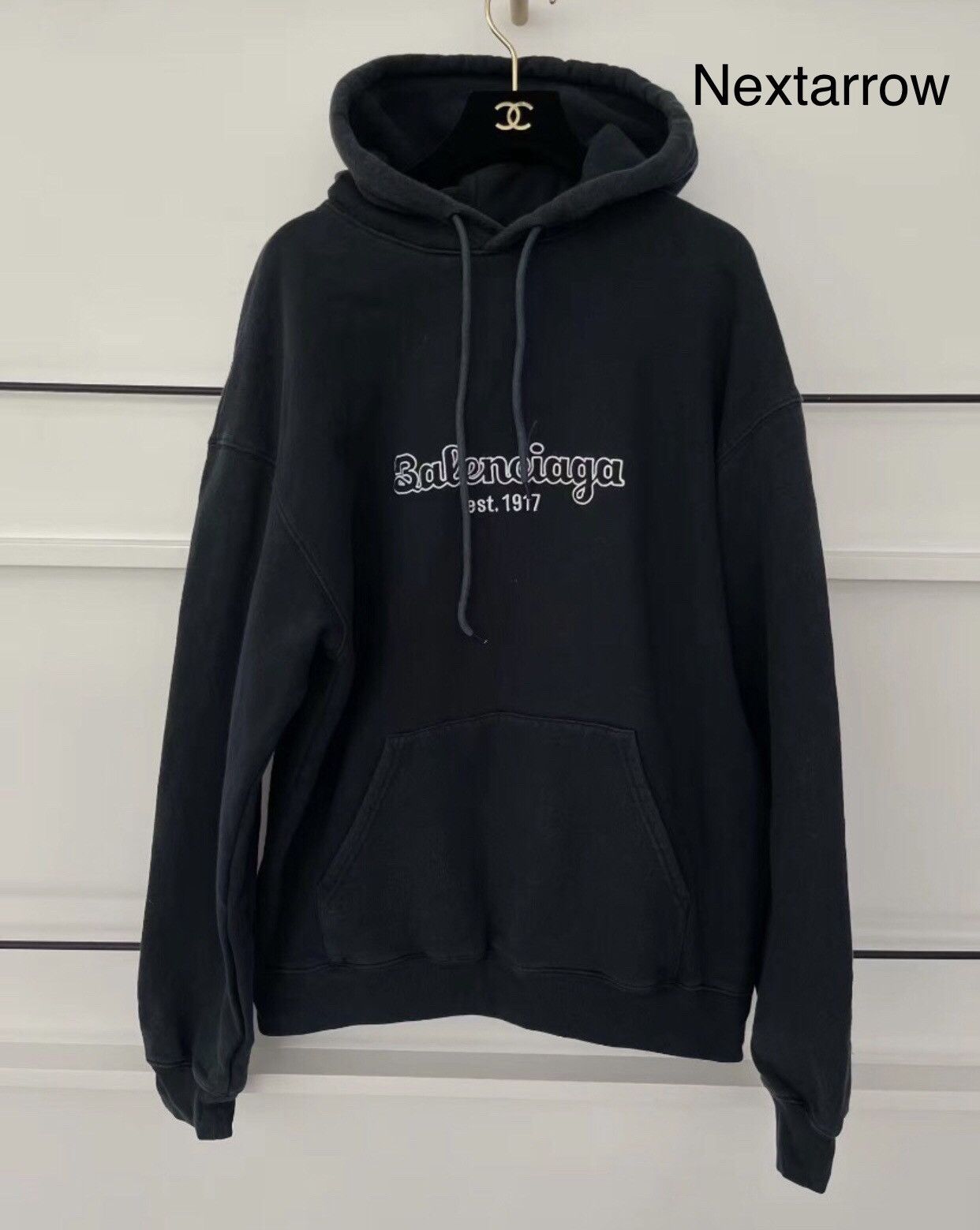 Balenciaga Balenciaga embroidered letter logo 1917 hoodie2412-Nextarrow Size US XS / EU 42 / 0 - 1 Thumbnail