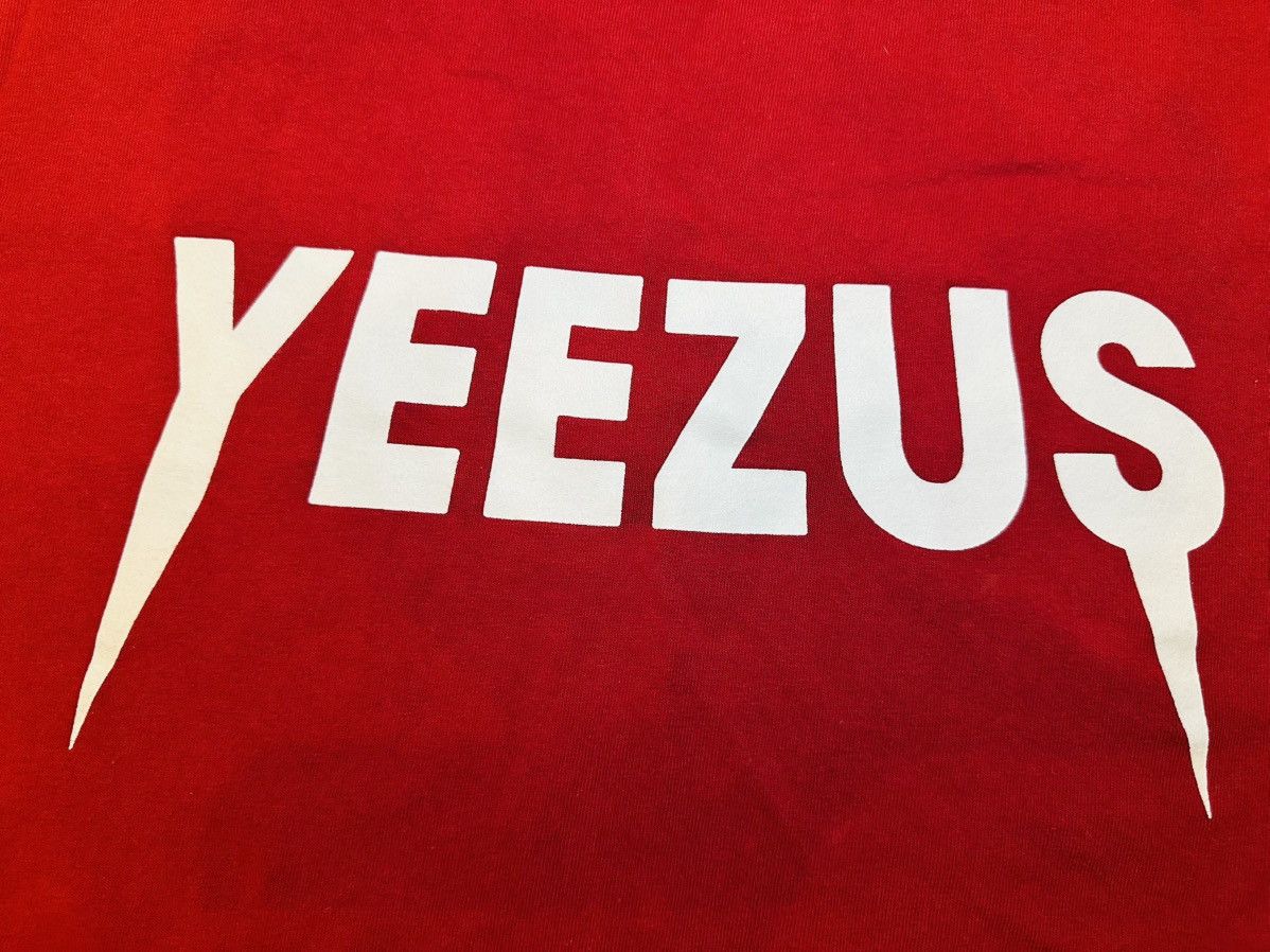 Gildan Yeezus Red T-shirt Men’s Kanye West Ye-Size Large Size US L / EU 52-54 / 3 - 8 Thumbnail