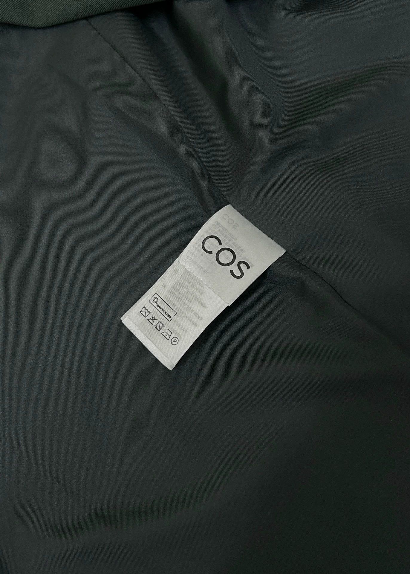 Cos COS S/S22 Wool Blend Suit Deep Green 175/88A Good Size 44R - 4 Thumbnail
