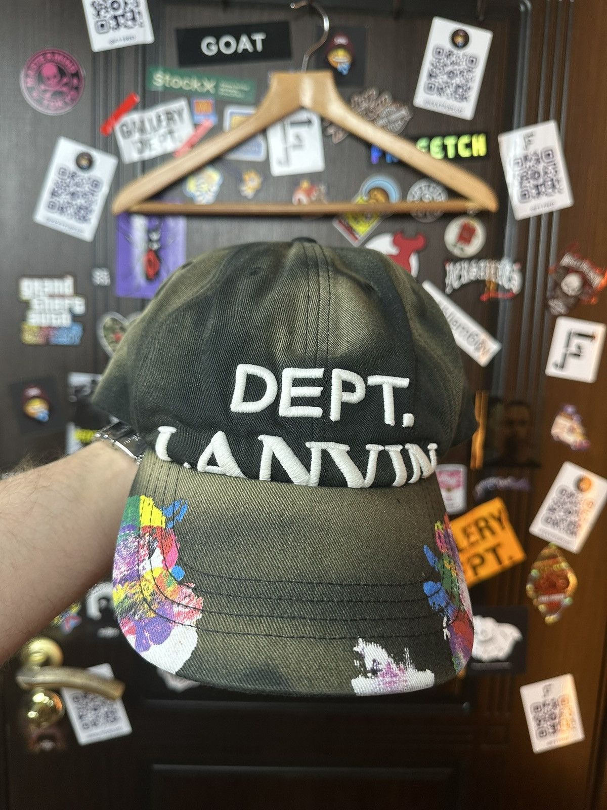 Gallery Dept. × Lanvin Gallery dept x Lanvin Splatter Faded Cap Size ONE SIZE - 1 Thumbnail