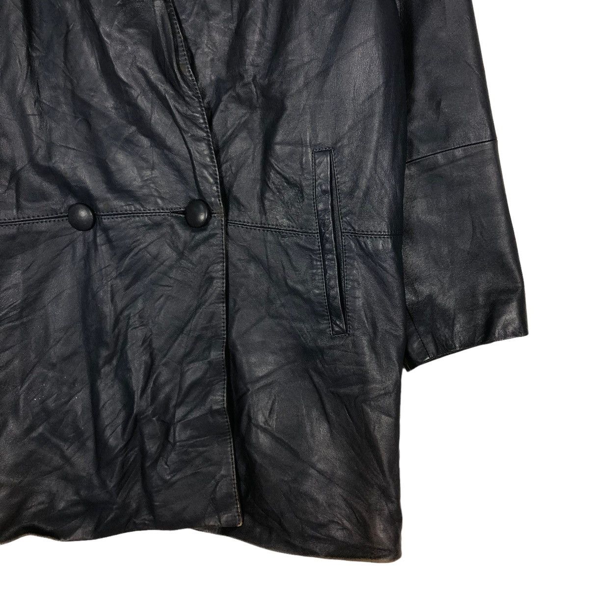 Japanese Brand 🔥VINTAGE LEATHER JACKET MARIE CLAIRE ISSEY MIYAKE Size US M / EU 48-50 / 2 - 7 Thumbnail