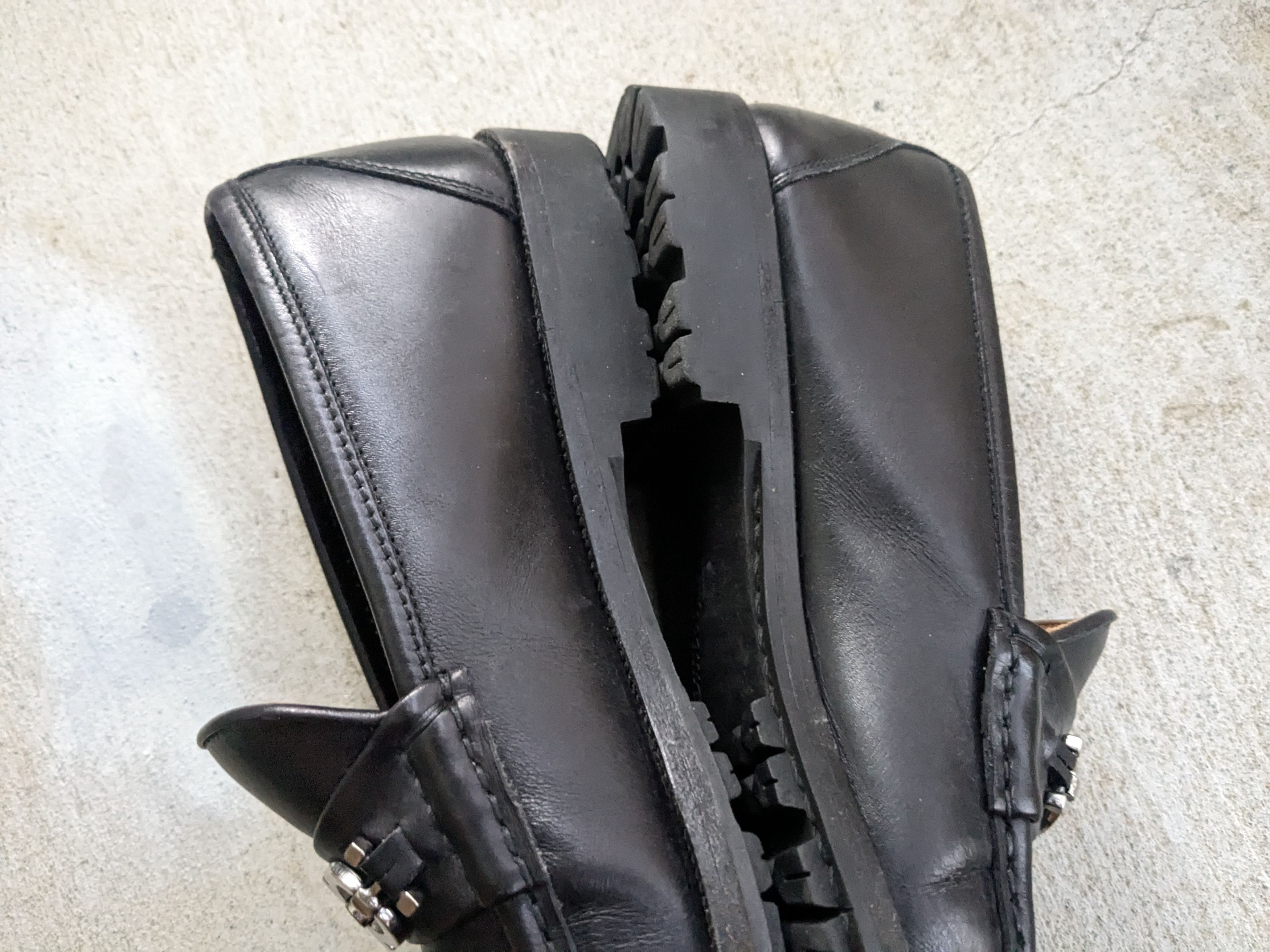 Salvatore Ferragamo Salvatore Ferragamo Loafers Black Leather 10.5 Size US 10.5 / EU 43-44 - 13 Thumbnail
