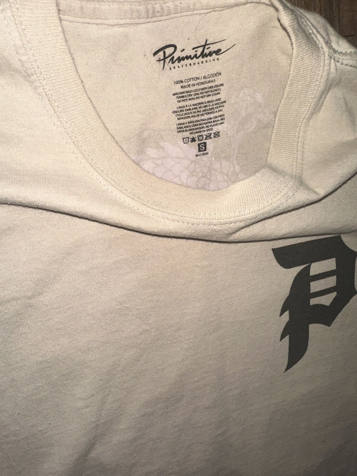Primitive Primitive Skateboarding "Honor" Dragon T-Shirt Beige Small Size US S / EU 44-46 / 1 - 4 Thumbnail