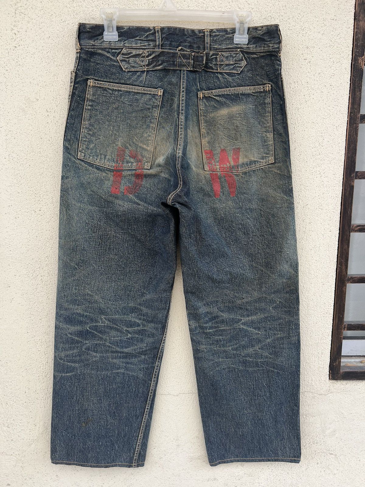 Warehouse Warehouse DW WWII US Military Style Buckle Back Denim Pant Size US 32 / EU 48 - 14 Thumbnail