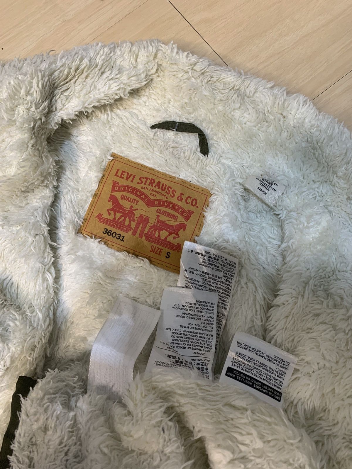 Levi's Levis Sherpa Tangker Jacket Size US M / EU 48-50 / 2 - 8 Thumbnail
