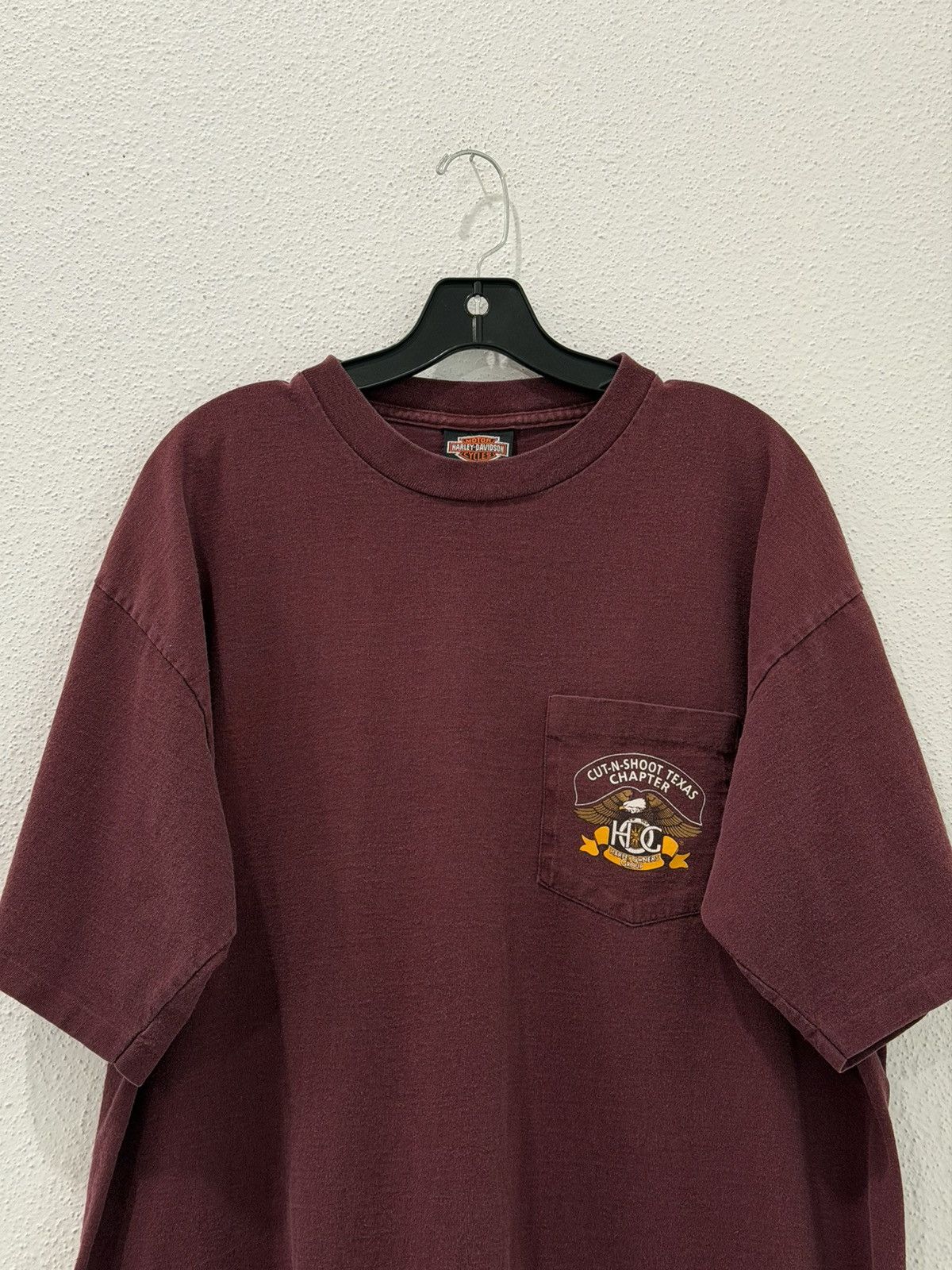 Harley Davidson Vintage 90s Harley Davidson Owners Group Pocket Tee XL USA Size US XL / EU 56 / 4 - 3 Thumbnail