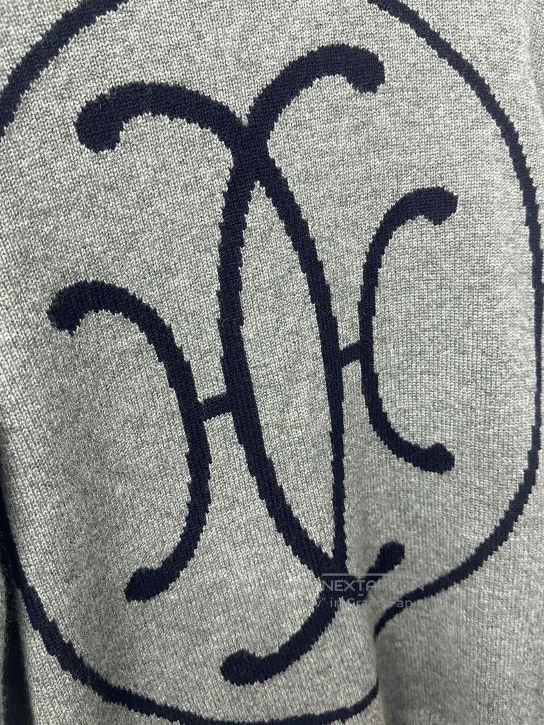 Hermes Hermes Gray Cashmere Knit Top Size XS / US 0-2 / IT 36-38 - 3 Thumbnail