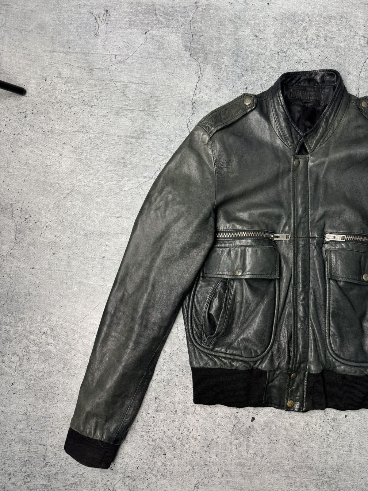 Allsaints Vintage Allsaints Genuine Leather Biker Y2K Jacket M Size US M / EU 48-50 / 2 - 2 Thumbnail