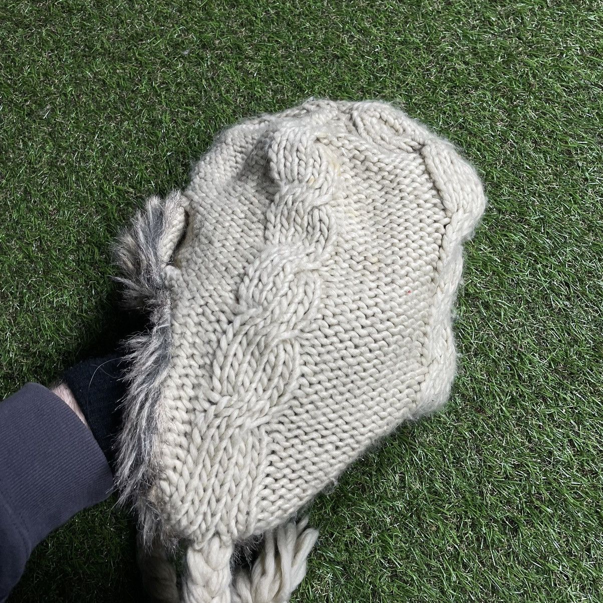 Vintage Vintage Y2K Fuzzy Beanie Mohair Uzi Vert Alt Grunge Slim OS Size ONE SIZE - 4 Thumbnail