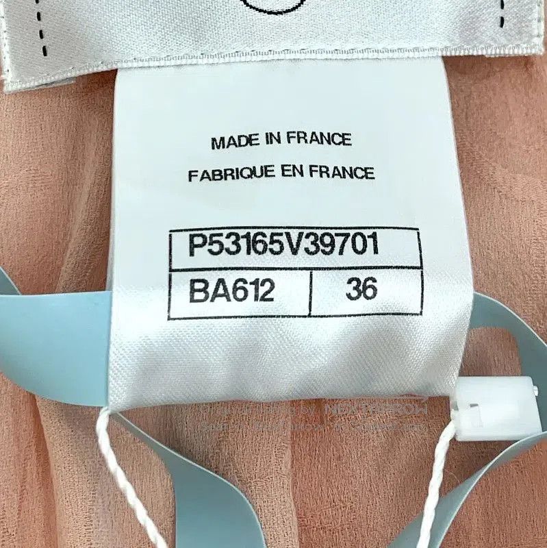 Chanel Chanel Pink Cotton Women's Jacket . Size XXS / US 00 / IT 34 - 5 Thumbnail