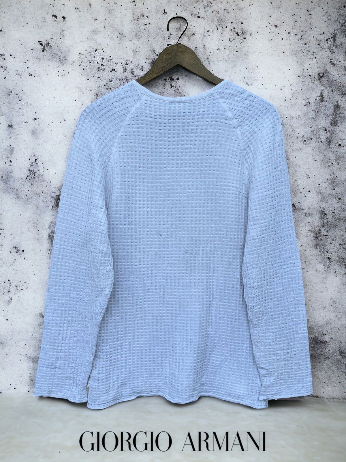 Giorgio Armani 🔥 GIORGIO ARMANI CABLE KNIT JUMPER Size US S / EU 44-46 / 1 - 2 Thumbnail