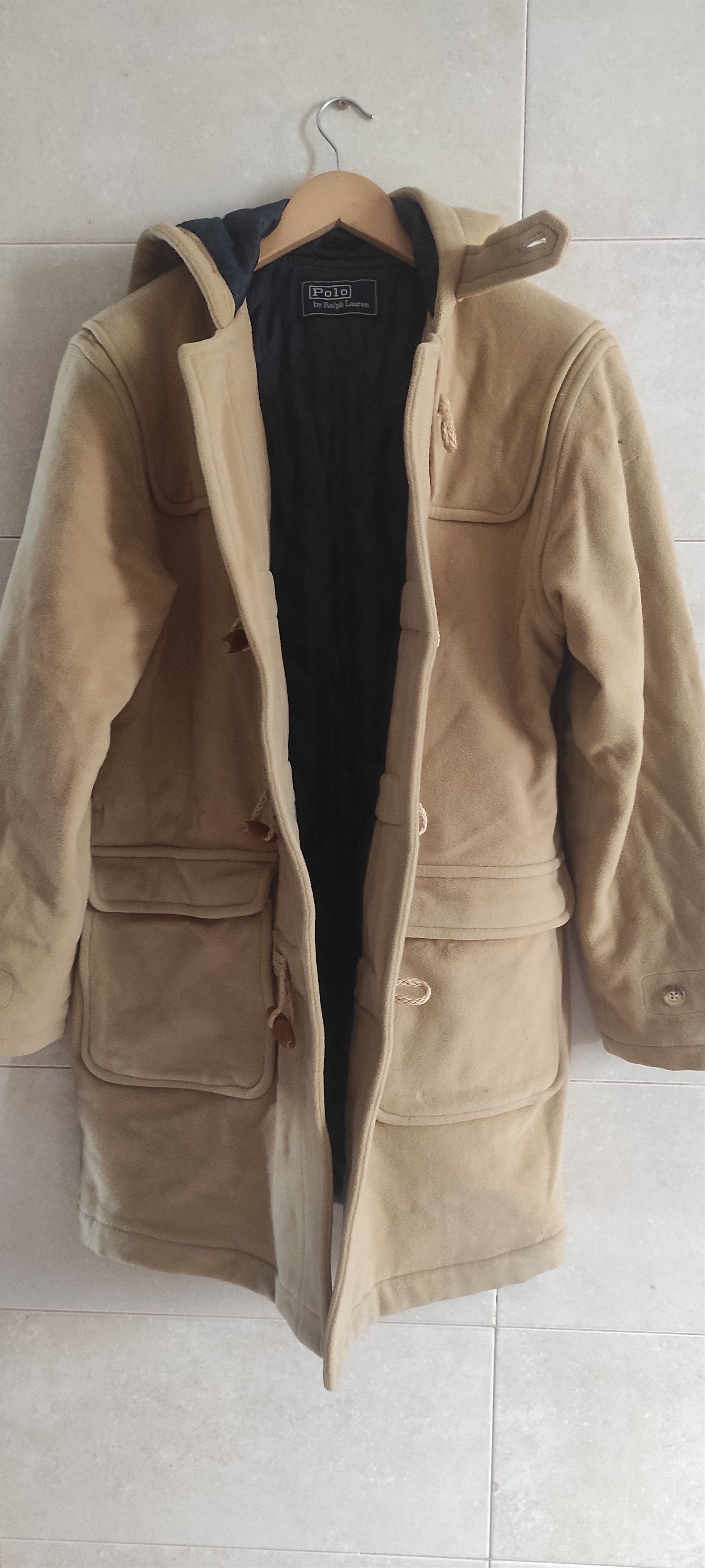Polo Ralph Lauren × Vintage Vintage Polo Ralph Lauren Wool Hooded Duffle Coat Size L / US 10 / IT 46 - 19 Thumbnail