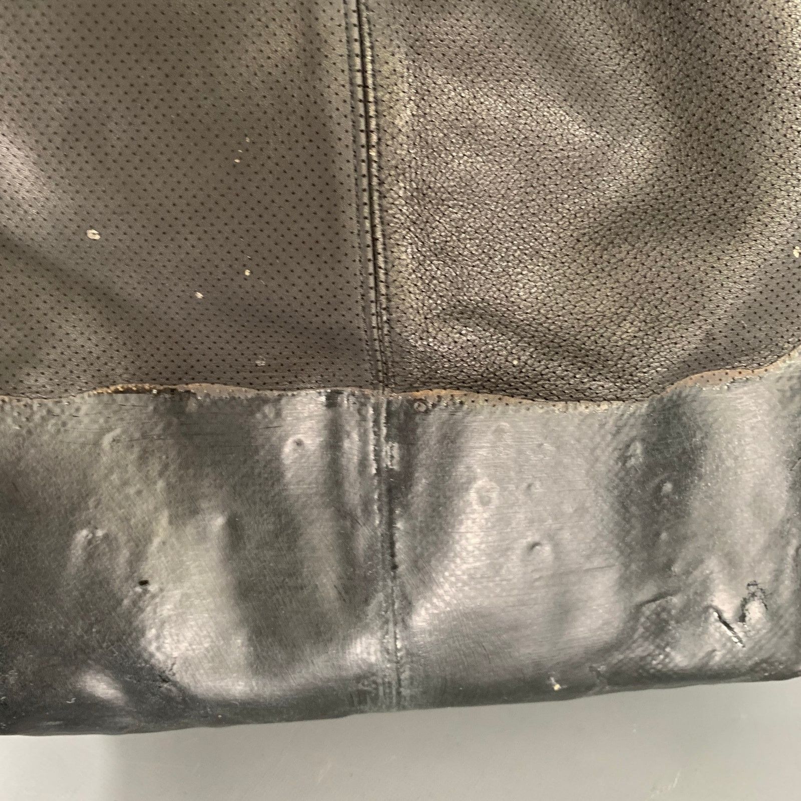 Other OXS Black Solid Leather Cross Body Tote Bag Size ONE SIZE - 11 Thumbnail