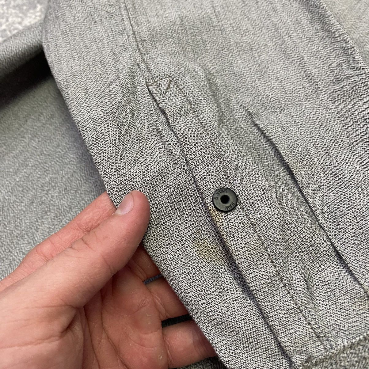 G-Star Vintage G-Star Raw Small logo streetwear button overshirt Size US L / EU 52-54 / 3 - 10 Thumbnail