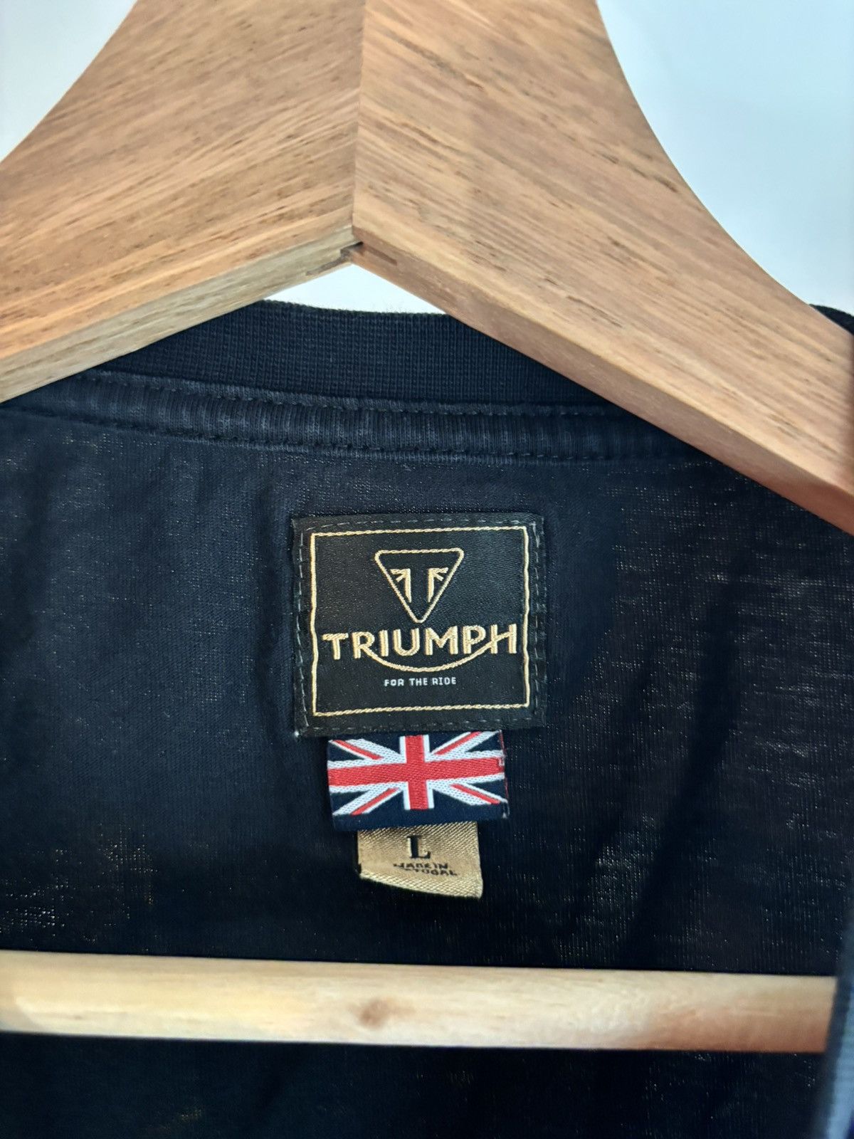 Vintage Vintage Triumph moto t-shirt Size US L / EU 52-54 / 3 - 4 Thumbnail