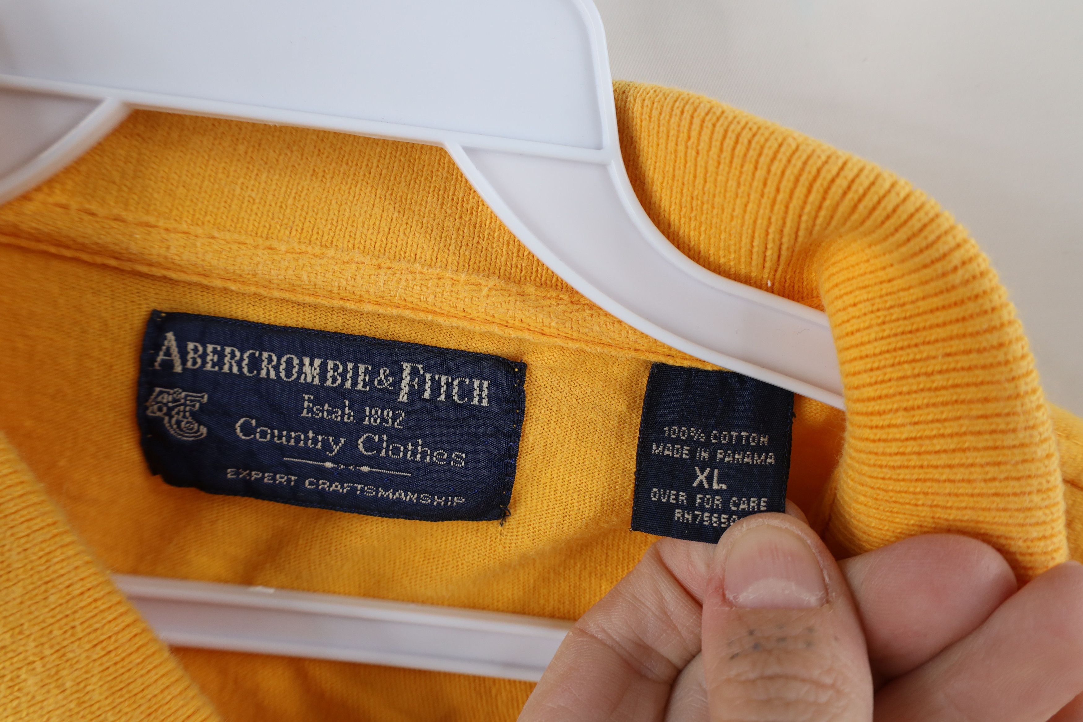 Abercrombie & Fitch × Vintage Vintage 90s Abercrombie & Fitch Country Clothes Dye Polo Size US XL / EU 56 / 4 - 9 Thumbnail