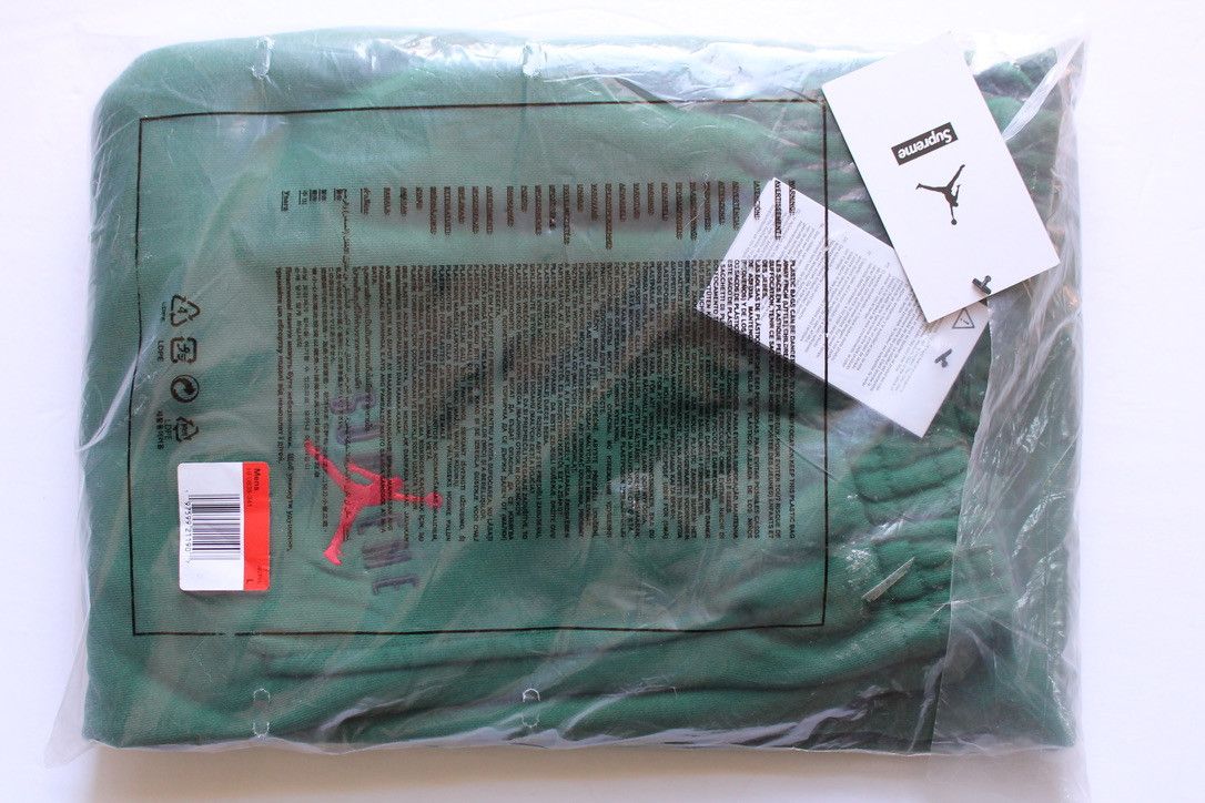 Jordan Brand × Supreme Supreme Jordan Sweatpant - Green Size US 36 / EU 52 - 3 Thumbnail