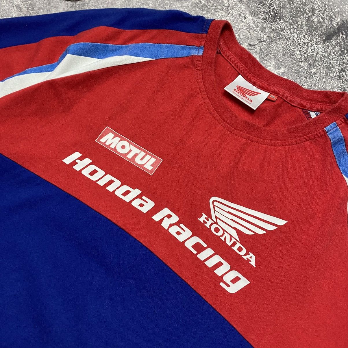 Honda Vintage Honda Racing Big Logo Many sponsors NASCAR tee Size US XXL / EU 58 / 5 - 4 Thumbnail