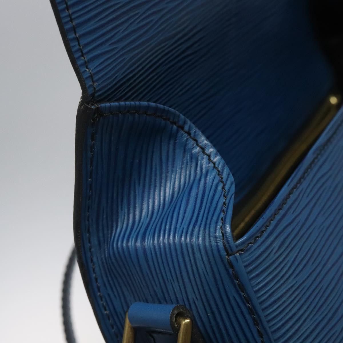 Louis Vuitton LOUIS VUITTON Epi Saint Cloud GM Shoulder Bag Toledo Blue Size ONE SIZE - 8 Thumbnail