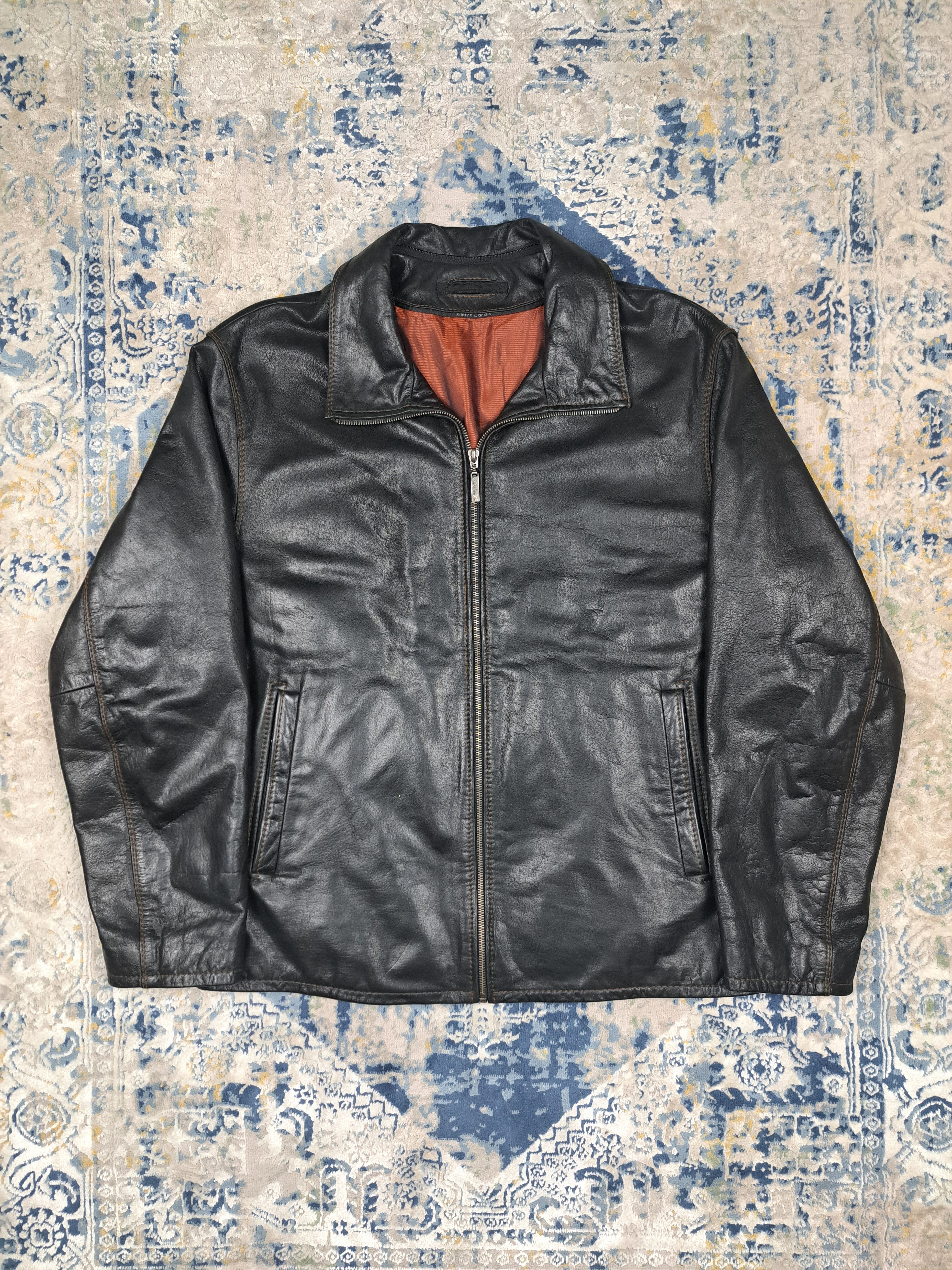 Pierre Cardin Pierre Cardin Cafe Racer Leather Jacket Archive Vintage Size US L / EU 52-54 / 3 - 1 Thumbnail